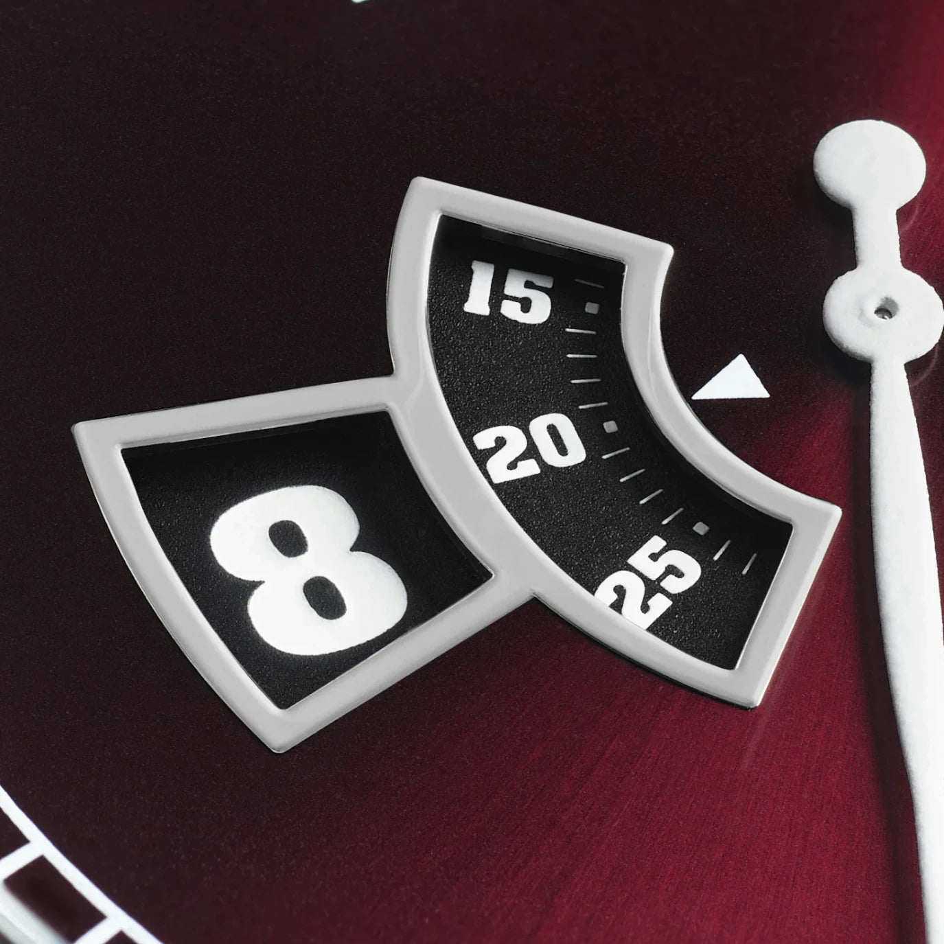 Bremont TN40-JH-SS-BG-B Terra Nova Jumping Hour Burgundy on Bracelet
