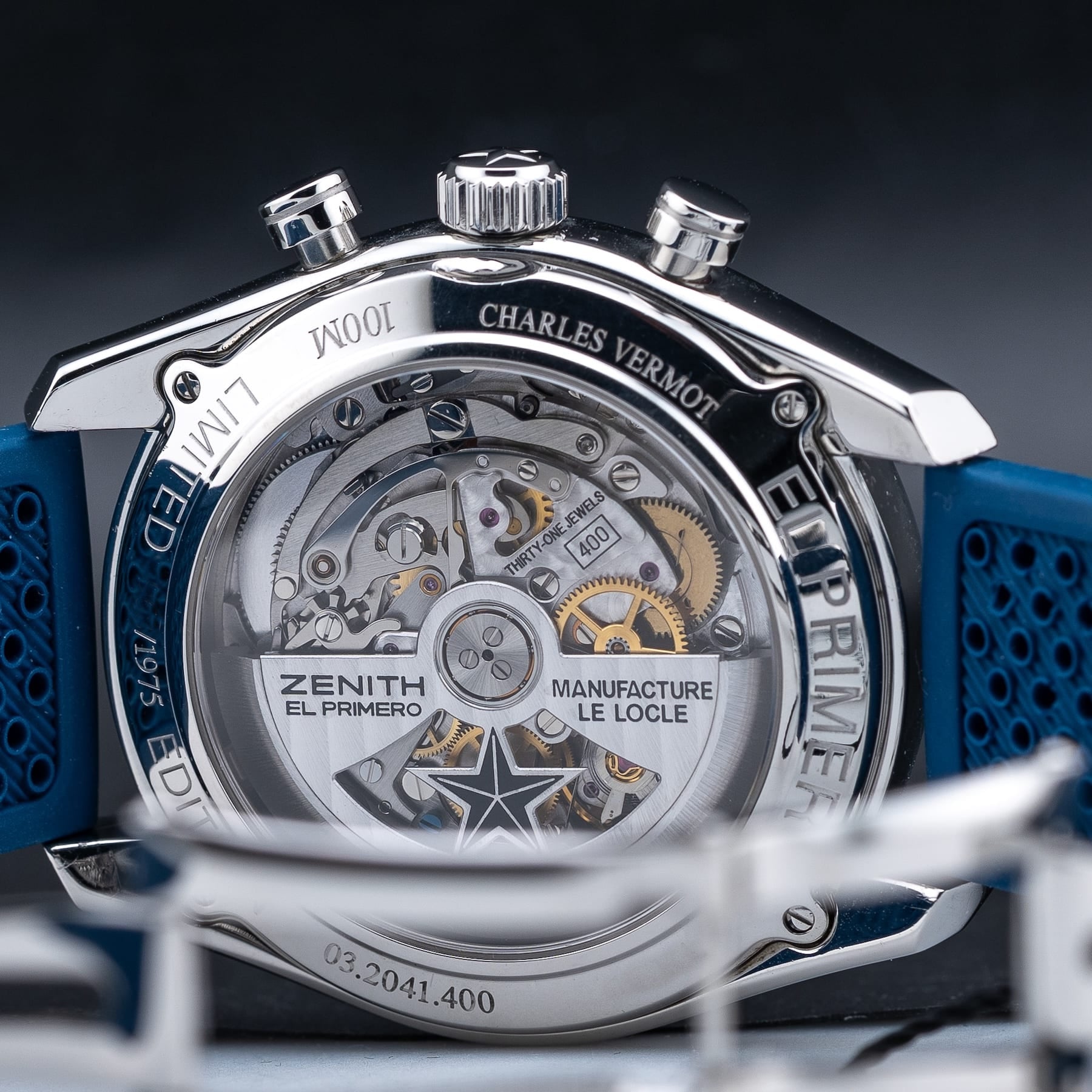 Zenith El Primero 36.000 VPH Blue 03.2041.400/51.C496