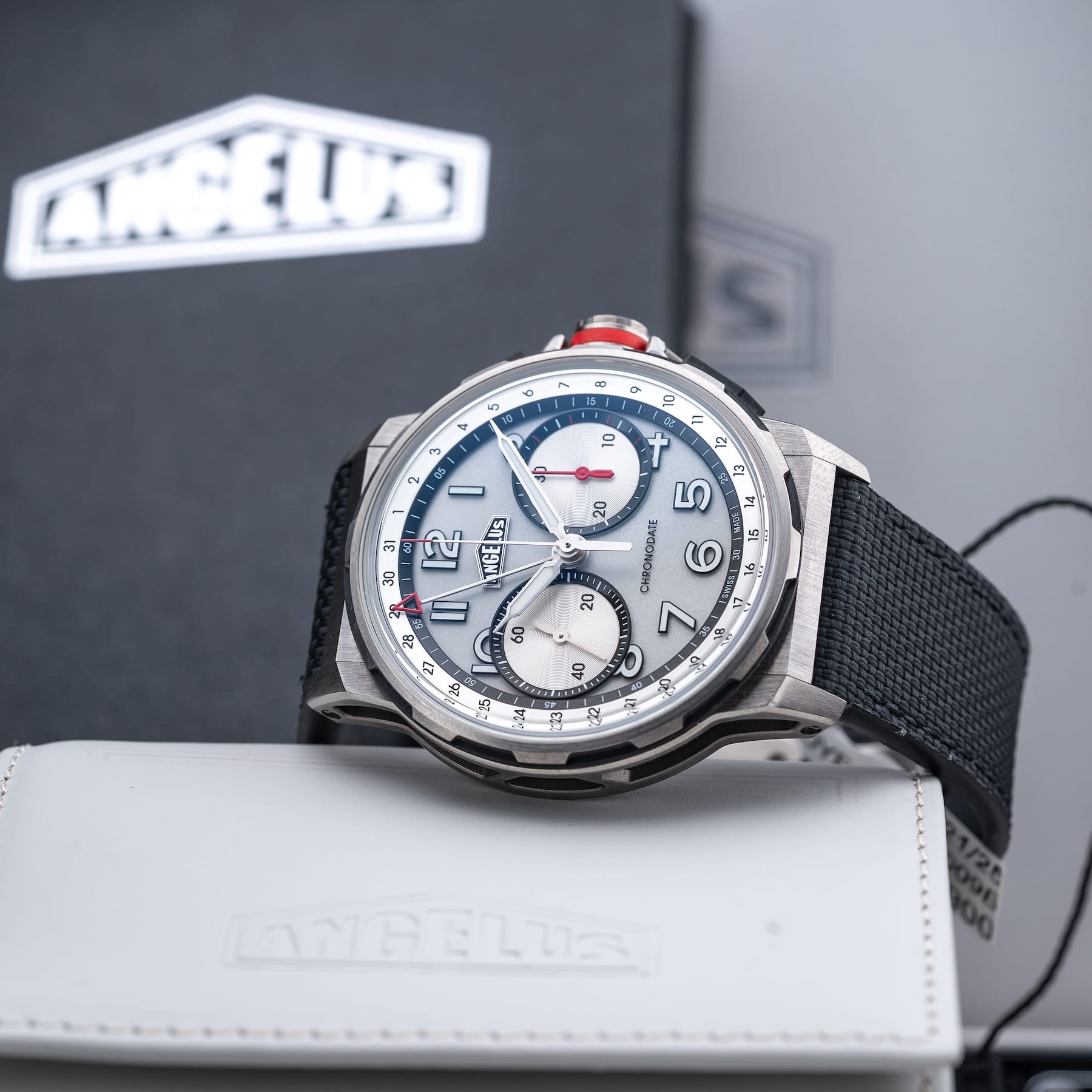 Angelus 0CDYF.W01A.K009B Chronodate Titanium White