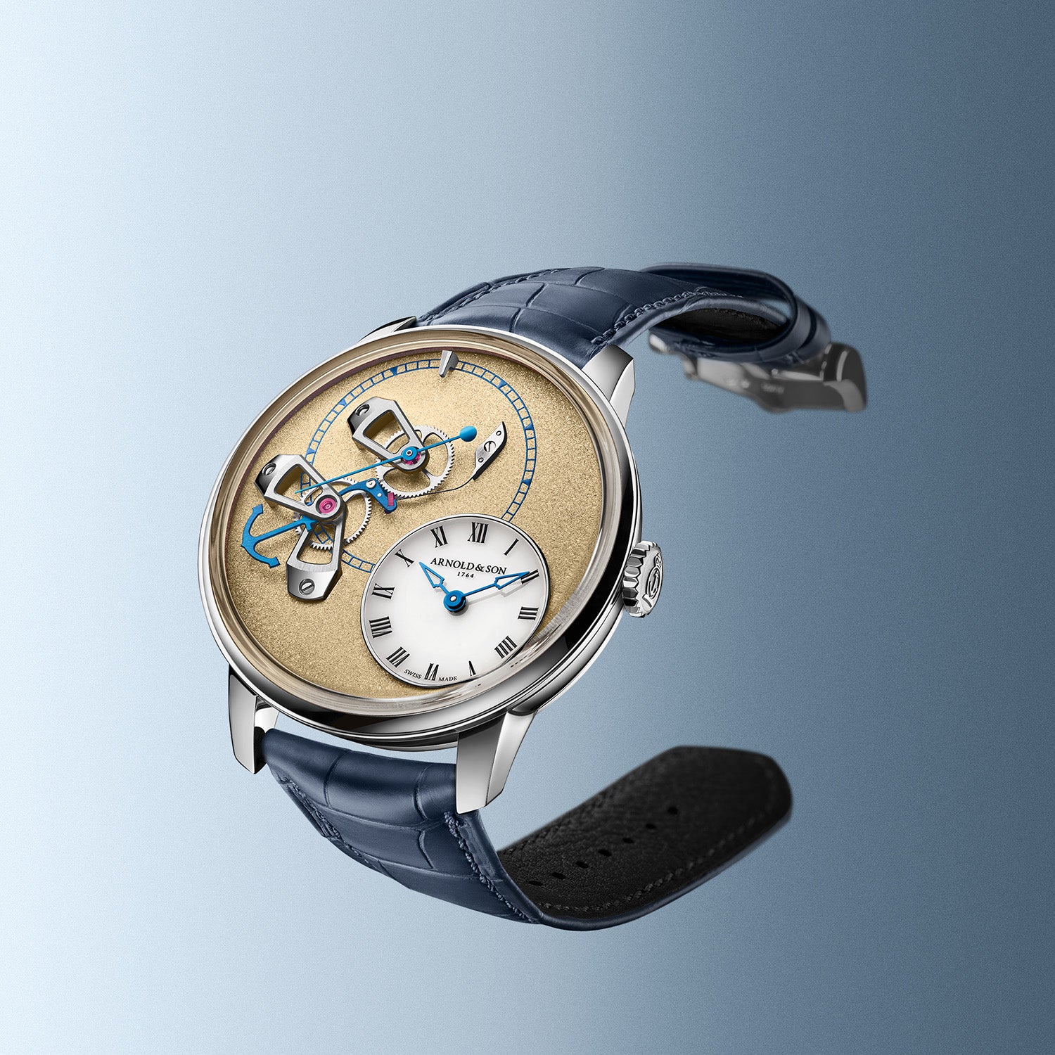 Arnold & Son DSTB Platinum 42 Kingsand Dial 1ATCX.H01A.C0263X