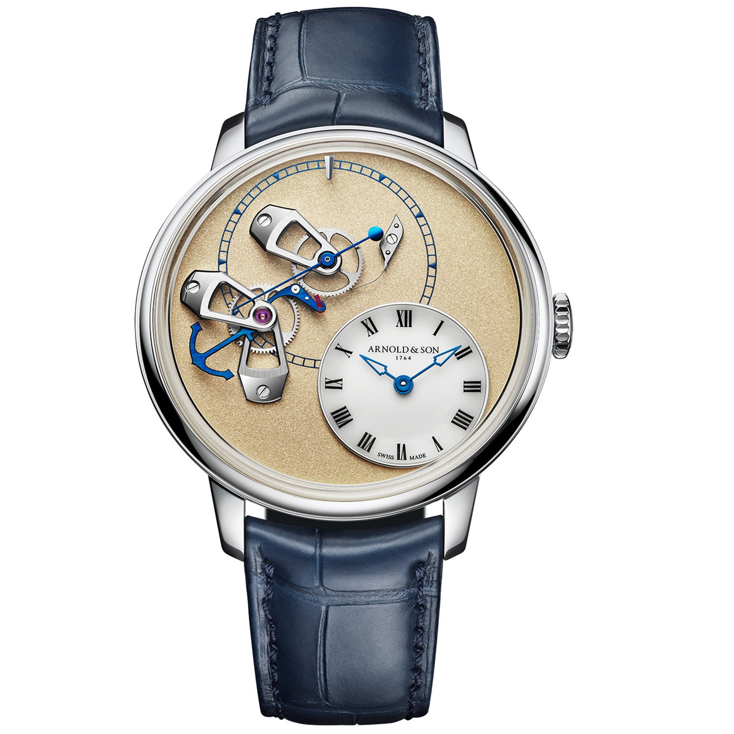 Arnold & Son DSTB Platinum 42 Kingsand Dial 1ATCX.H01A.C0263X