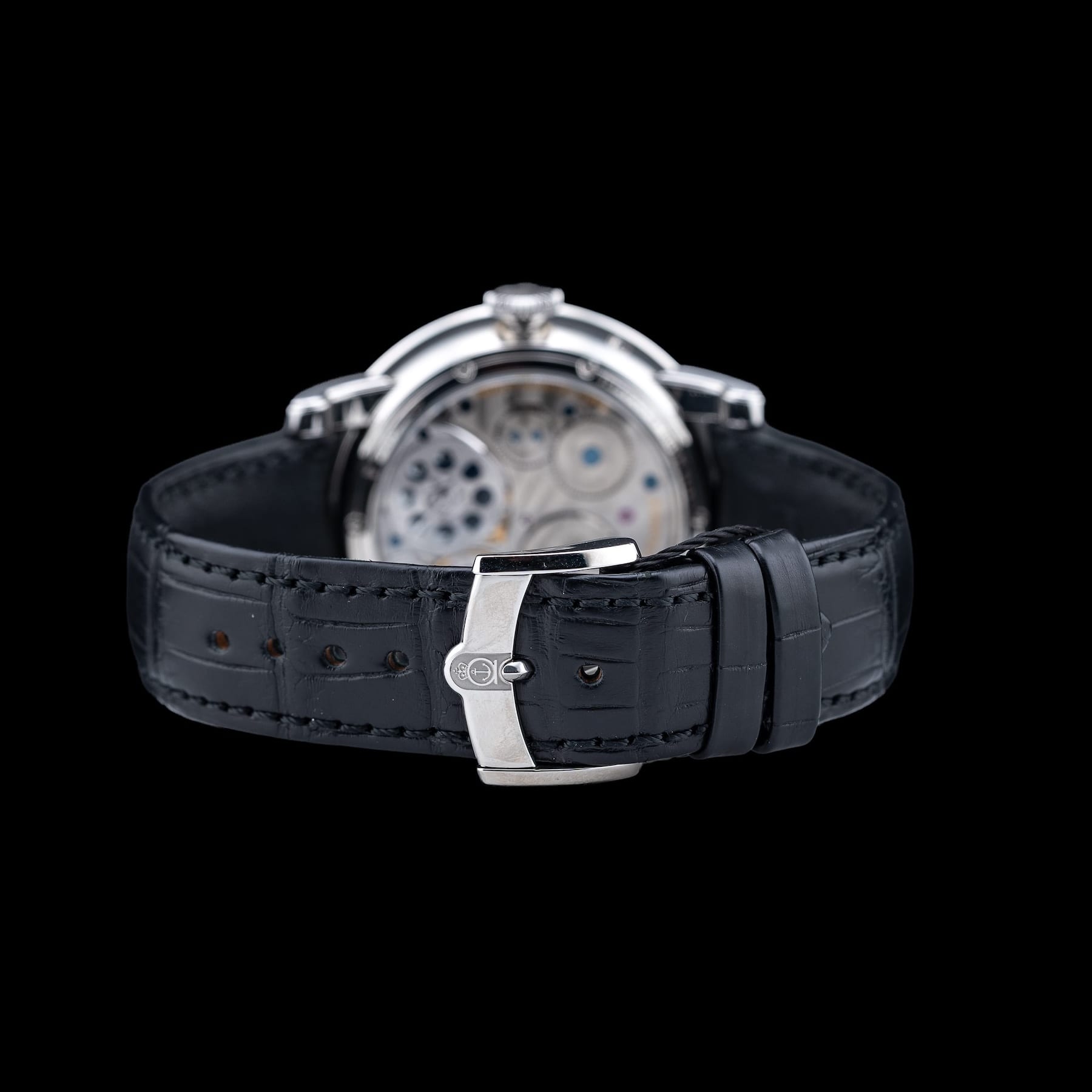 Arnold & Son HM Perpetual Moon Stainless Steel 1GLAS.B01A.C122S