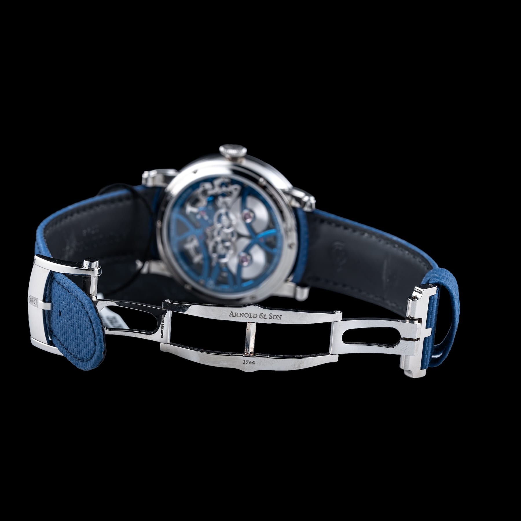 Arnold & Son Nebula 41.5mm on Strap 1NEAS.U01A.K002S