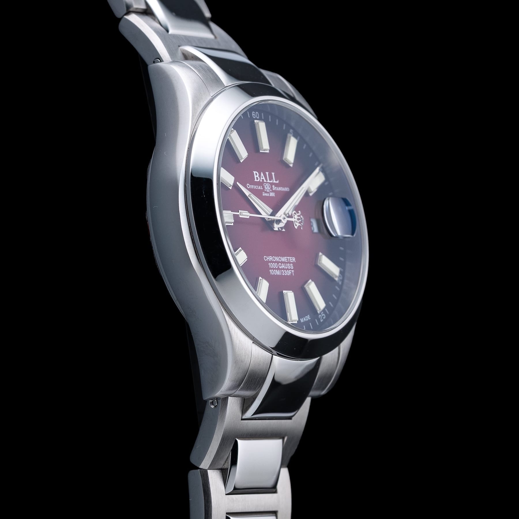 Ball NM9026C-S6CJ-RD Engineer III Marvelight Chronometer Burgundy Red 40mm