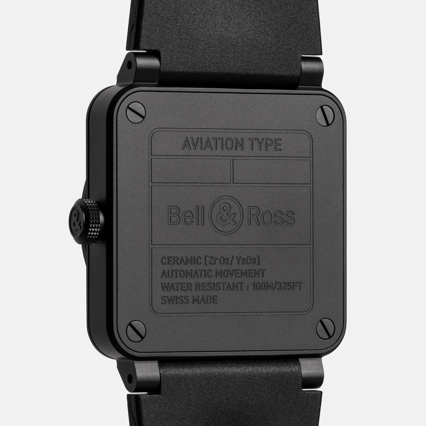 Bell & Ross BR03 Space Mission Ceramic on Rubber Strap BR03A-SPM-CE/SRB