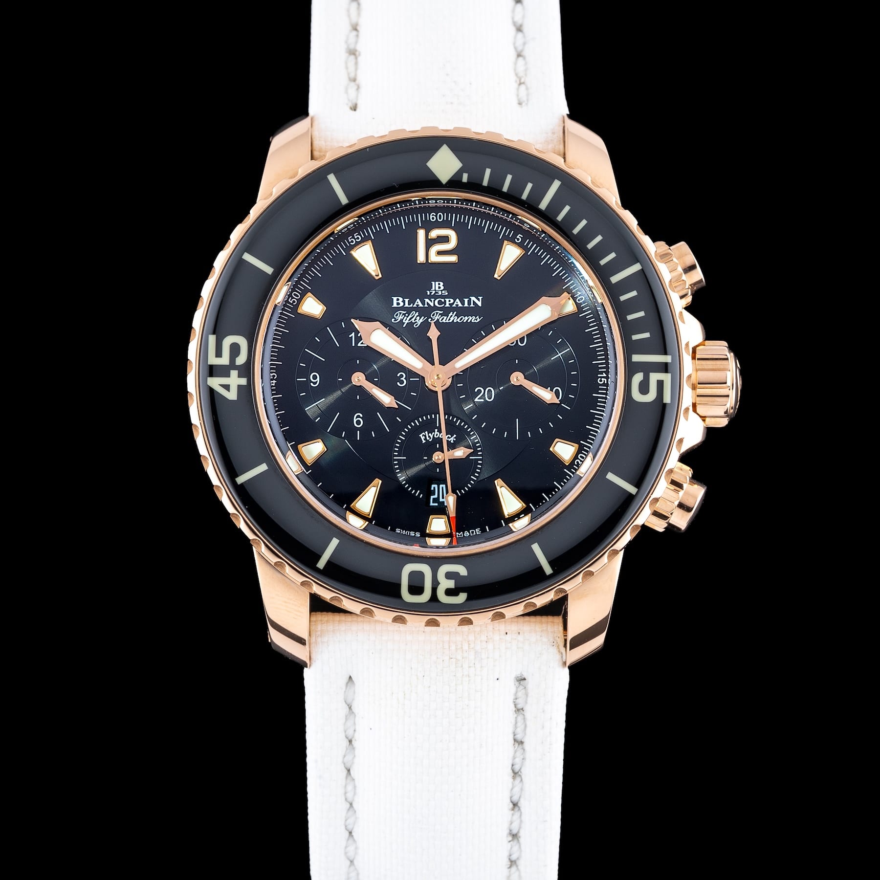 Blancpain Fifty Fathoms Chronographe Flyback Red Gold 5085F 3630 52A
