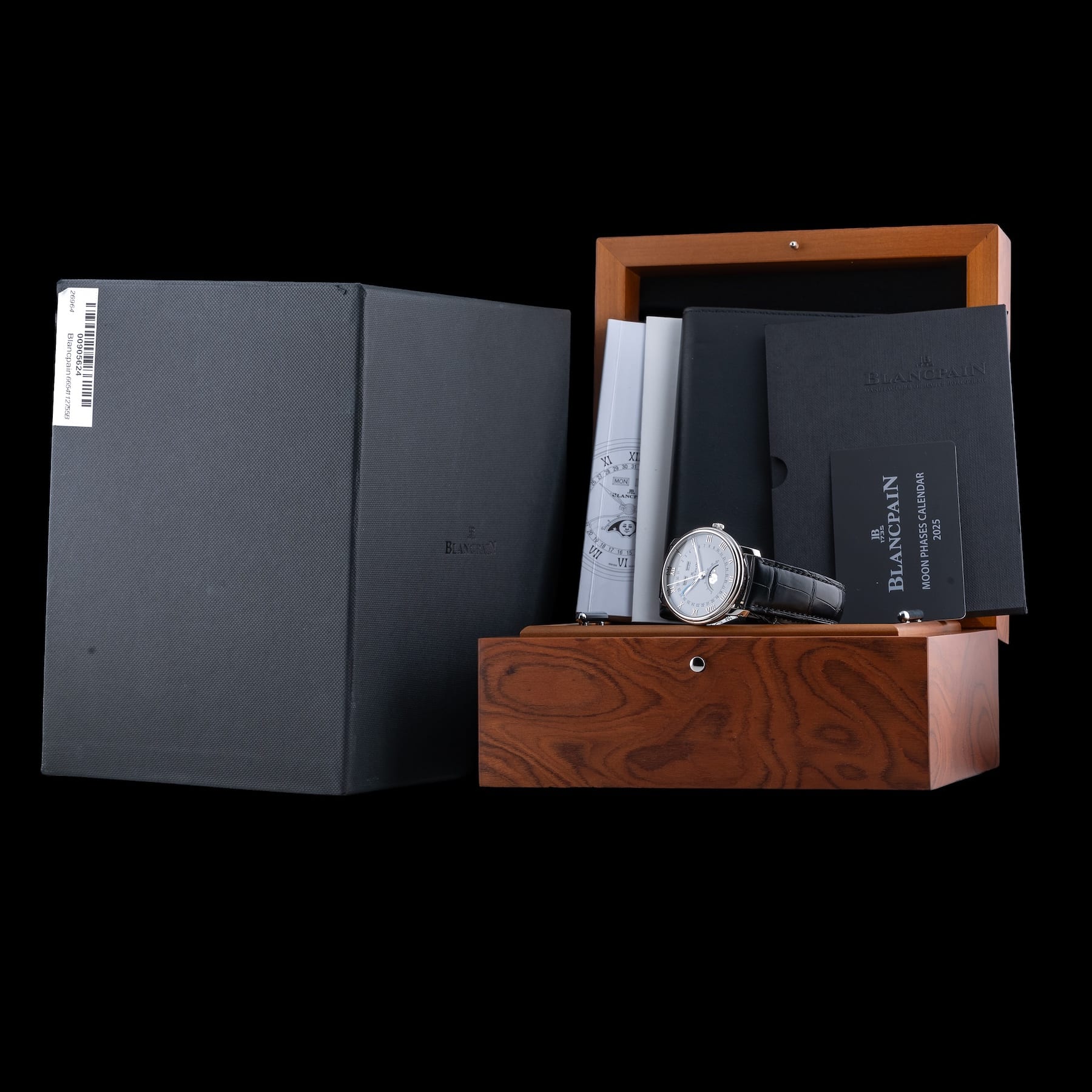 Blancpain 6654 1127 55B Villeret Quantième Complet Phases de Lune