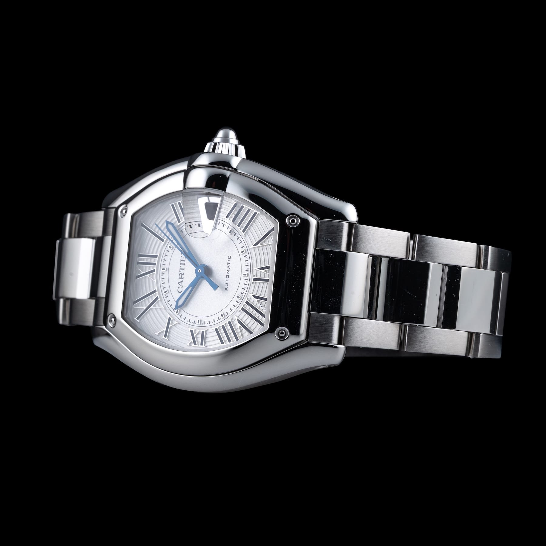 Cartier Roadster Steel White Dial 38mm WSRD0020