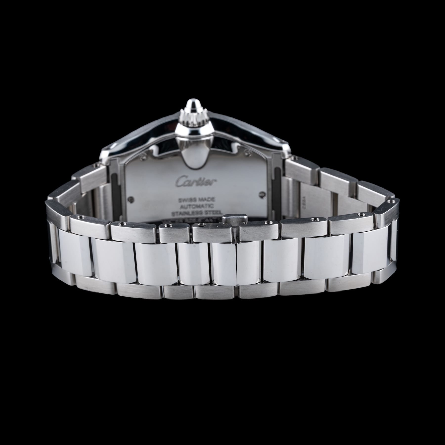 Cartier Roadster Steel White Dial 38mm WSRD0020