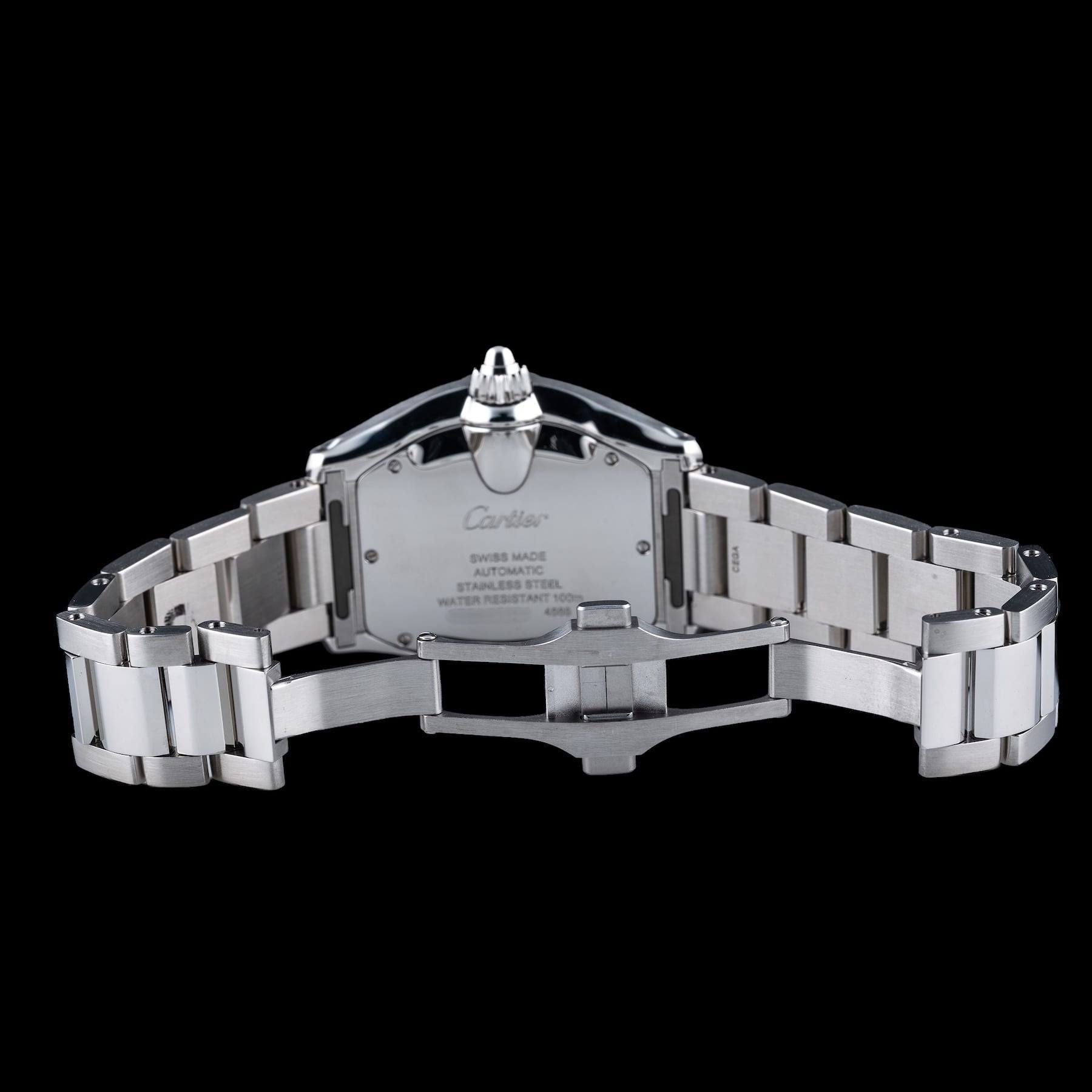 Cartier Roadster Steel White Dial 38mm WSRD0020