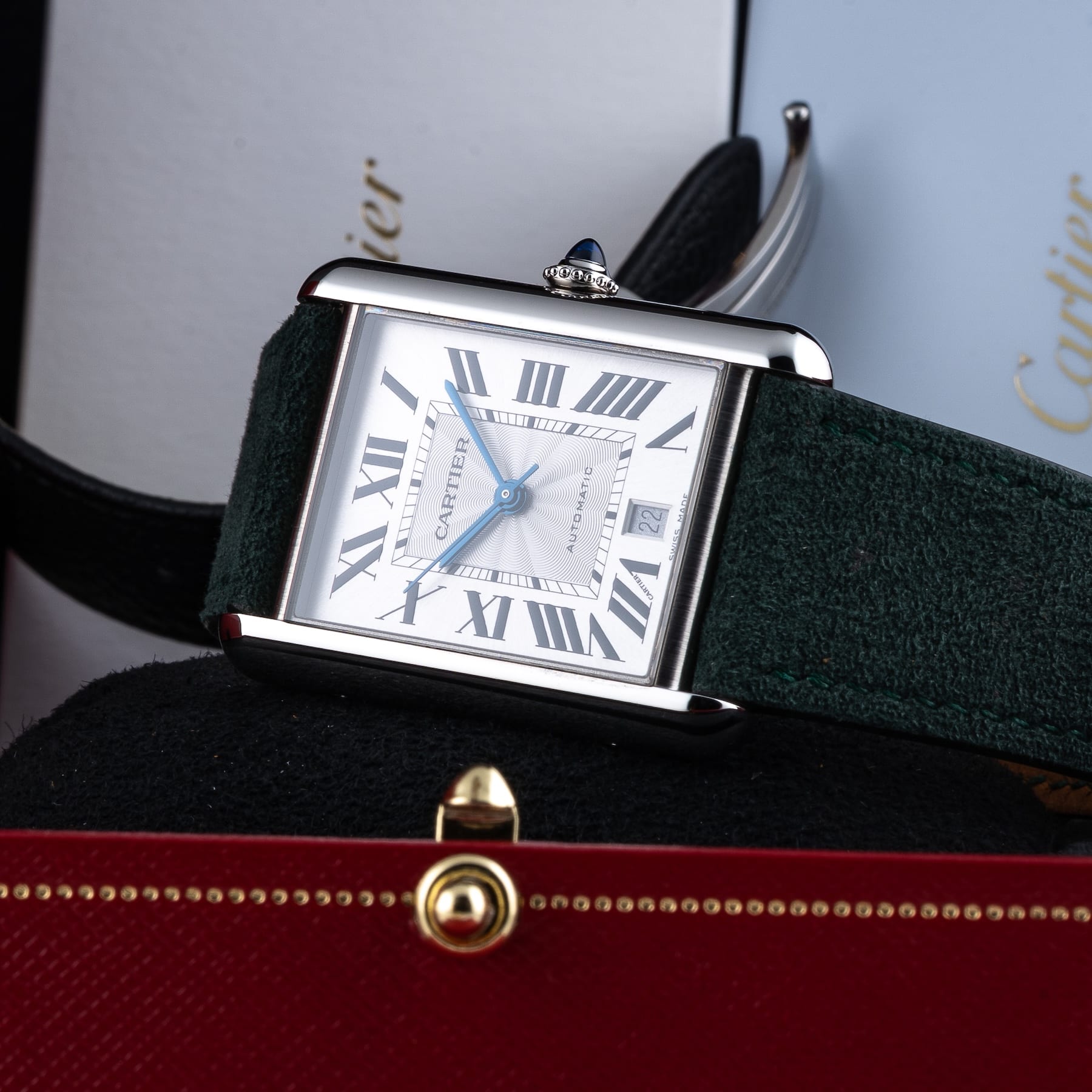 Cartier Tank Must XL 41mm White Dial WSTA0040