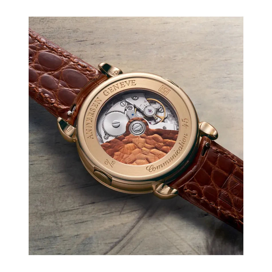 Andersen Genève Communication 45 Gold Worldtimer