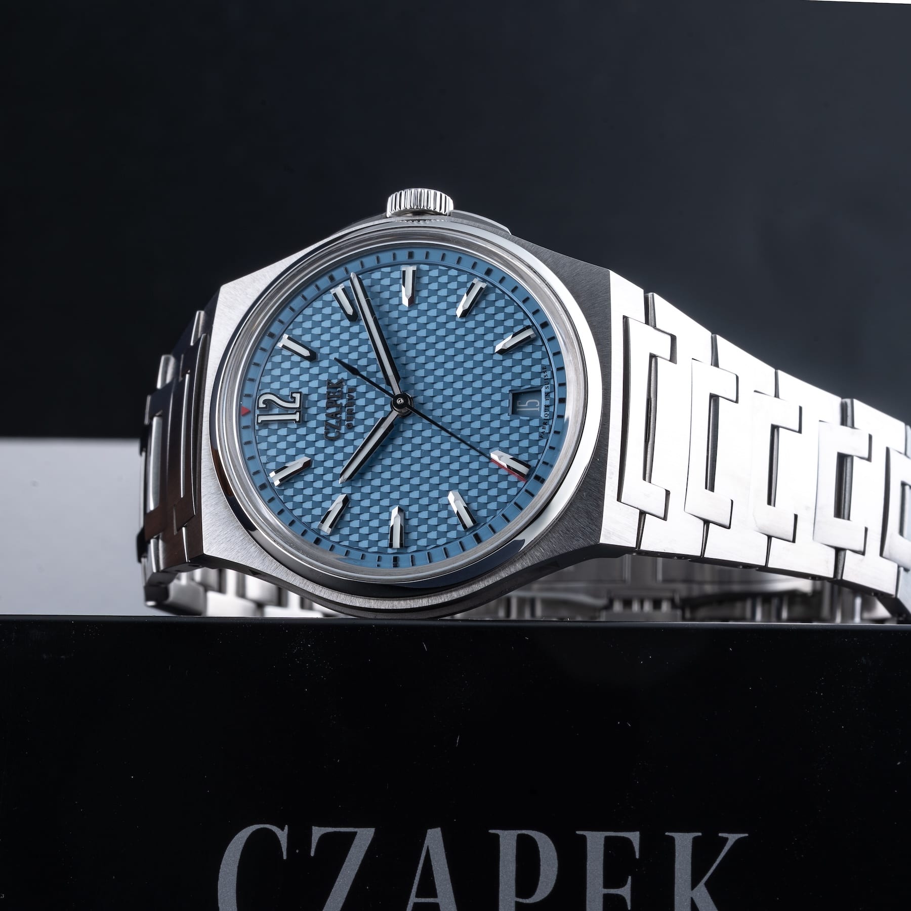 Czapek Antarctique Passage de Drake Glacier Blue
