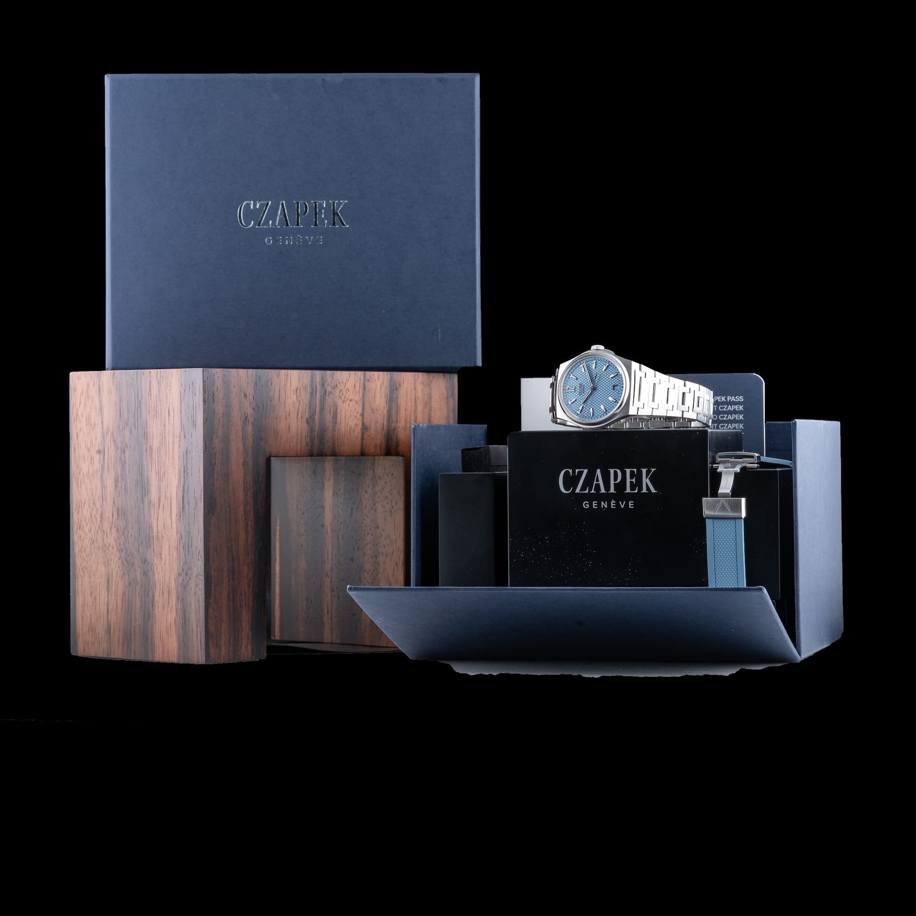 Czapek Antarctique Passage de Drake Glacier Blue