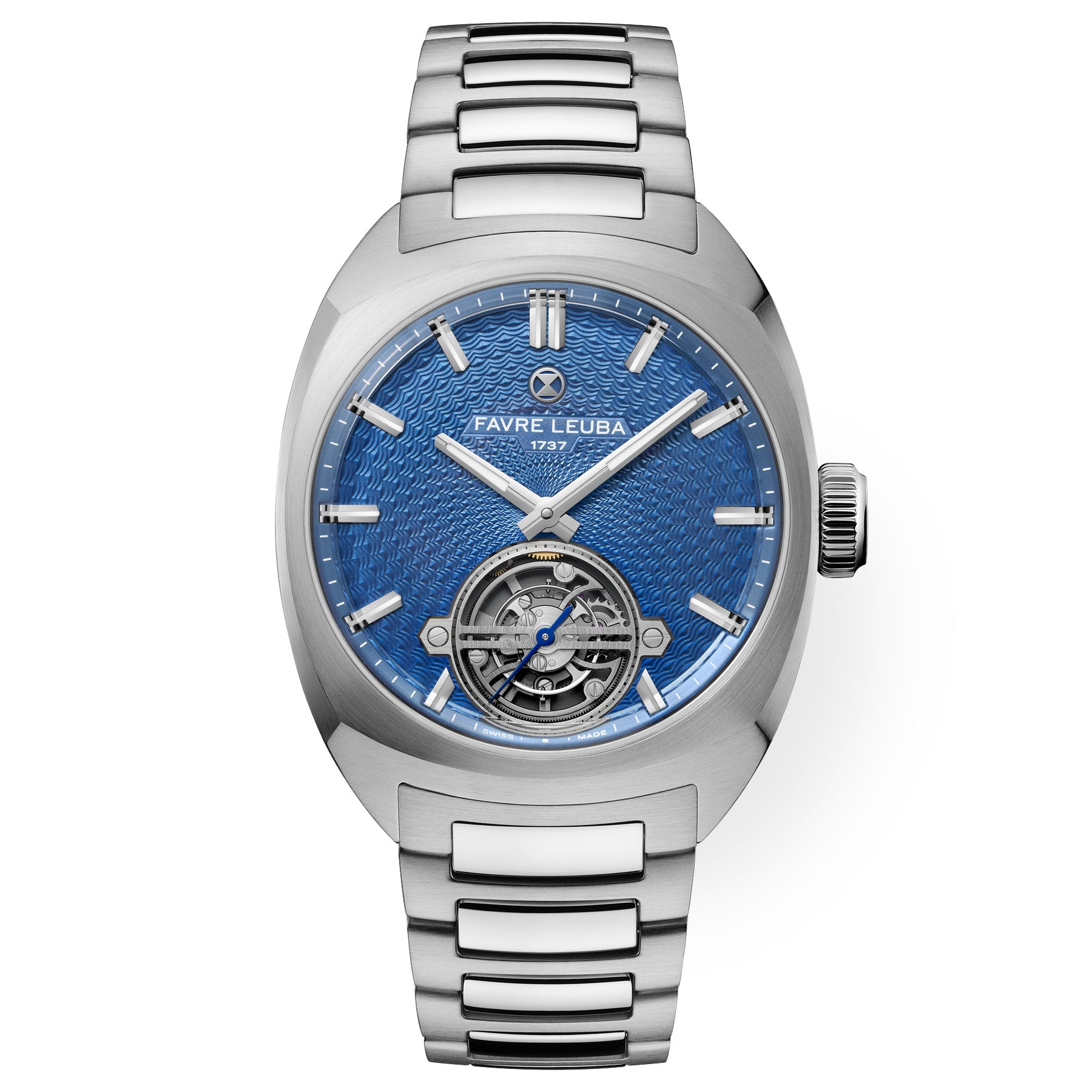 Favre Leuba Chief Tourbillon Blue Dial 00.20103.150.02.200