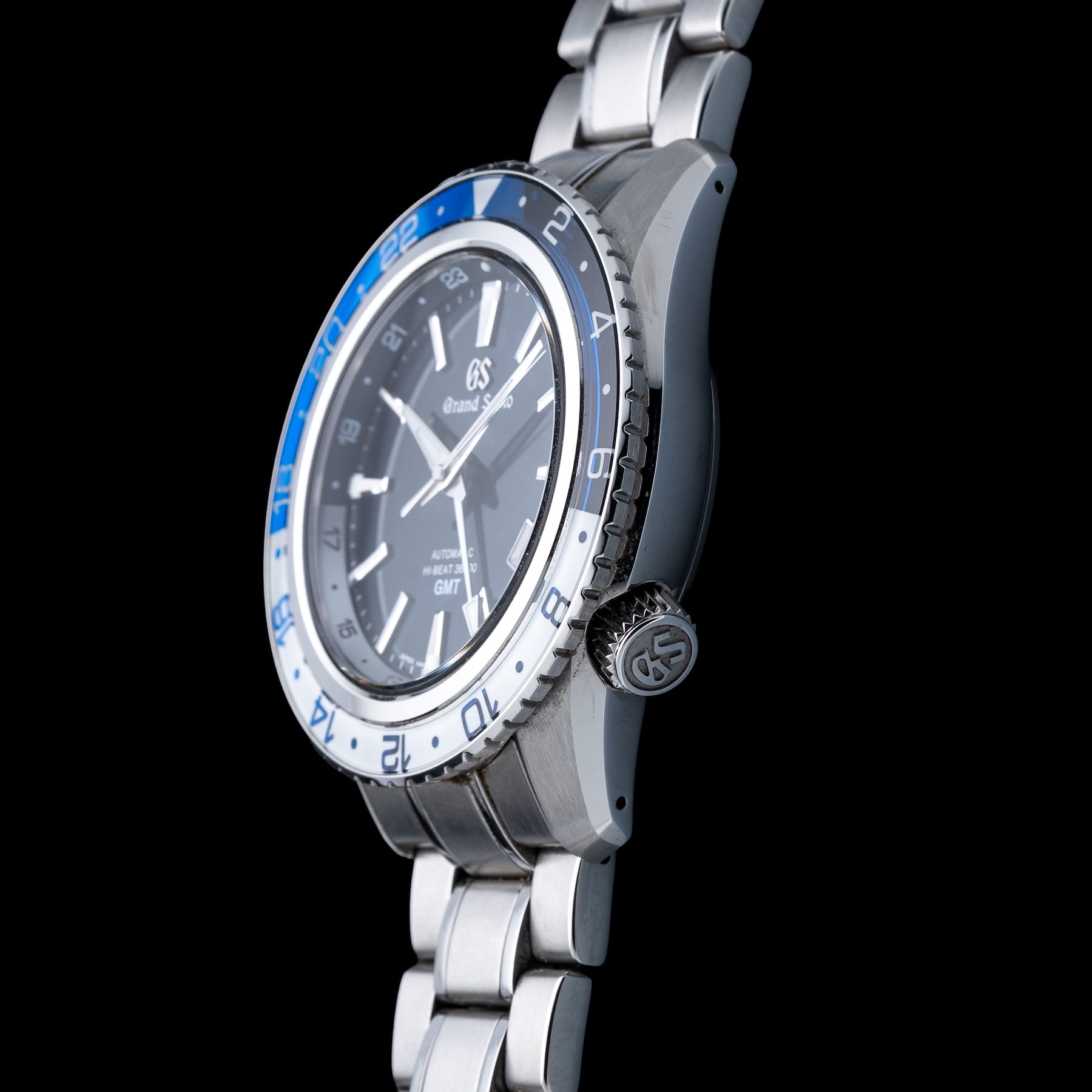 Grand Seiko SBGJ237 Sport GMT Hi-Beat Blue and White