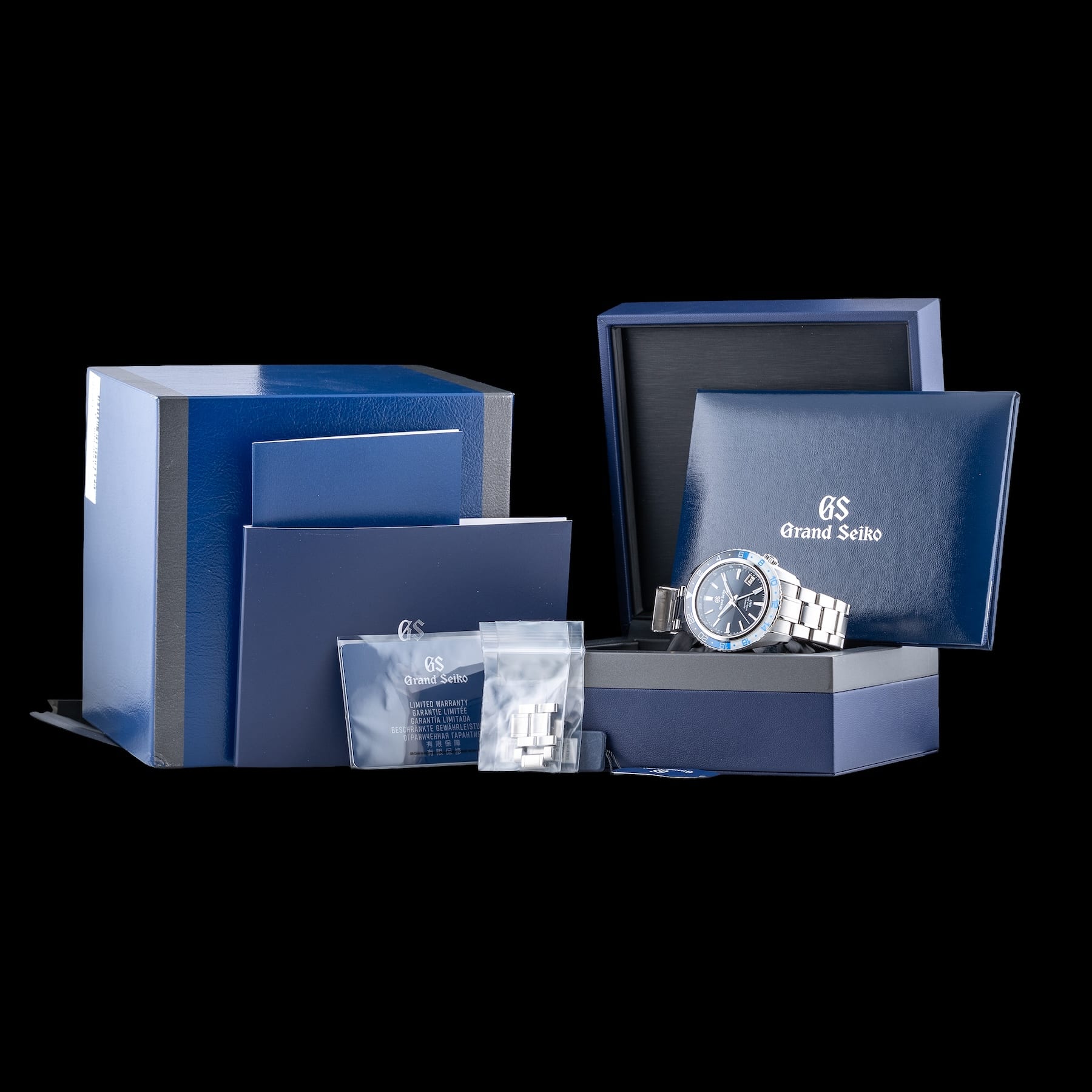 Grand Seiko SBGJ237 Sport GMT Hi-Beat Blue and White