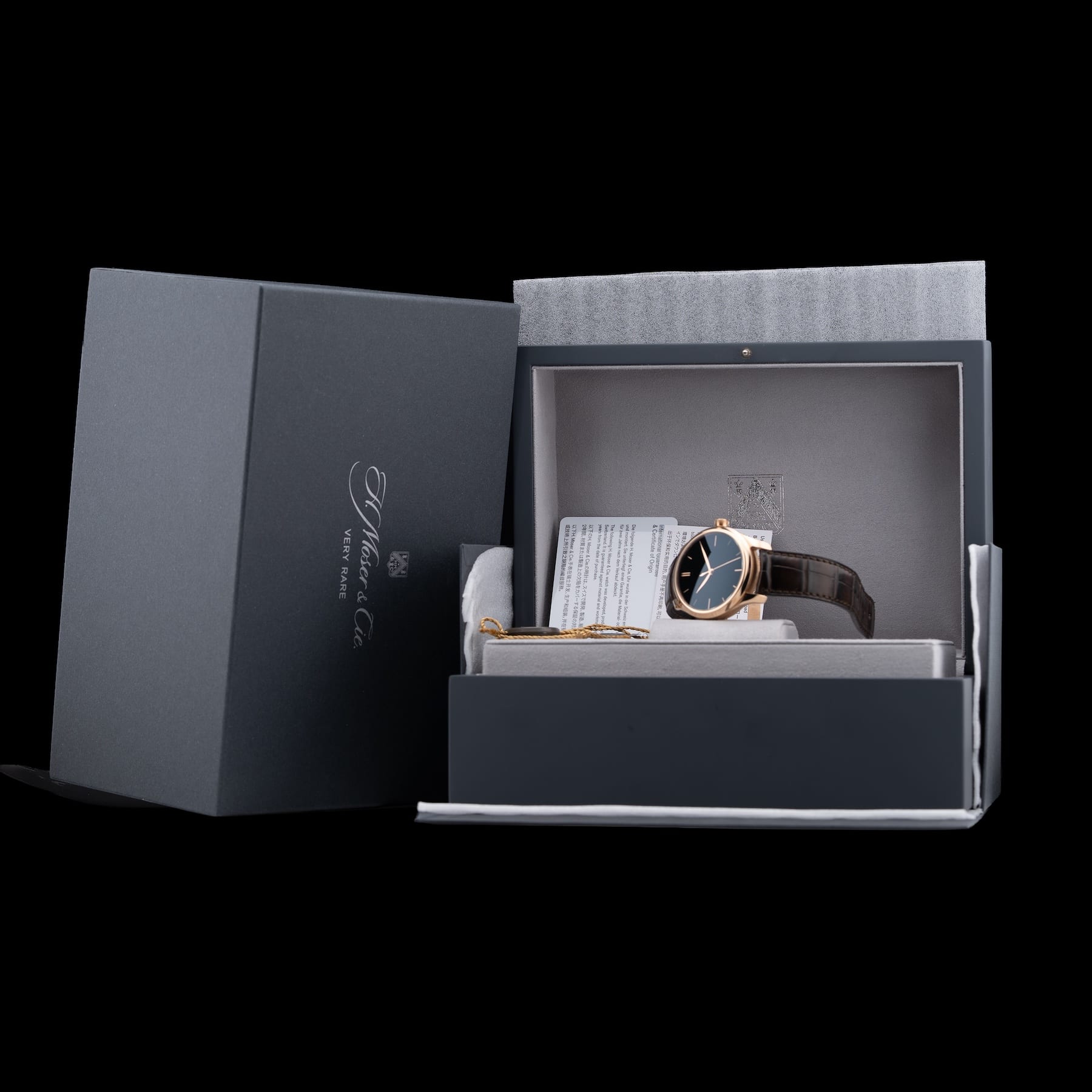 H. Moser & Cie. Endeavour Centre Seconds Vantablack