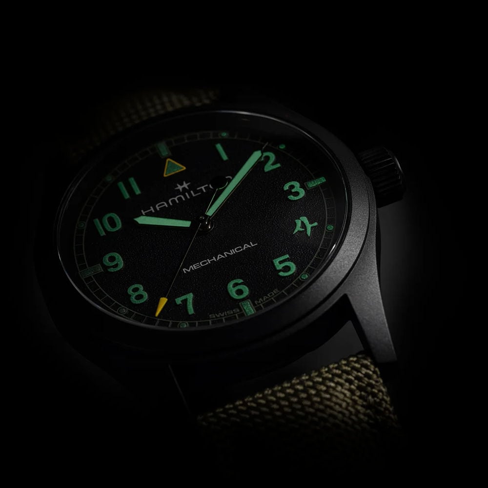 Hamilton Khaki Field mechanical 38mm x Call Of Duty Modern Warfare 4 H69469930