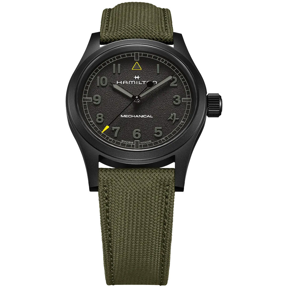 Hamilton Khaki Field mechanical 38mm x Call Of Duty Modern Warfare 4 H69469930
