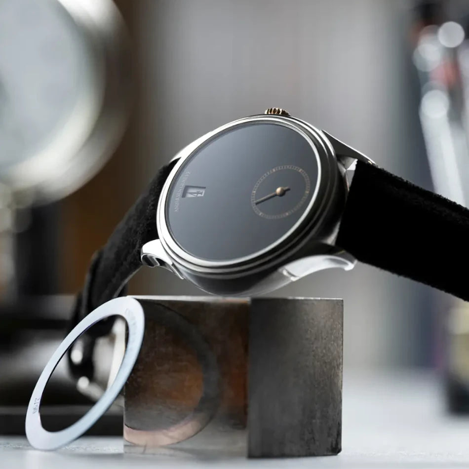 Andersen Genève Jumping Hours Black Jade Stone