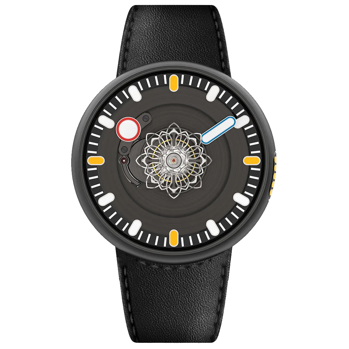 Marco Tedeschi Lotus Collector Set Black Titanium Central Tourbillon