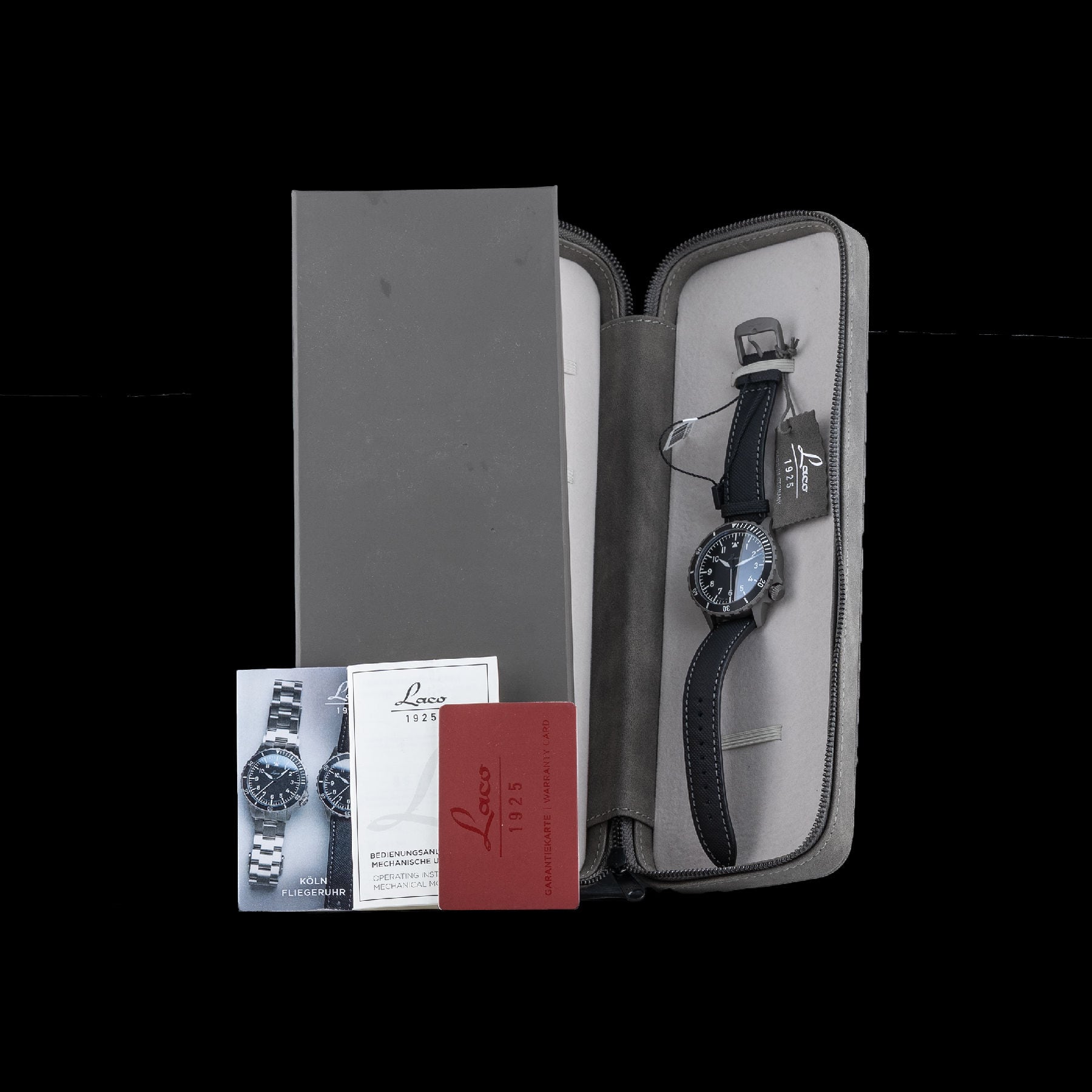 Laco 862192 Pilot Watch Köln Grau
