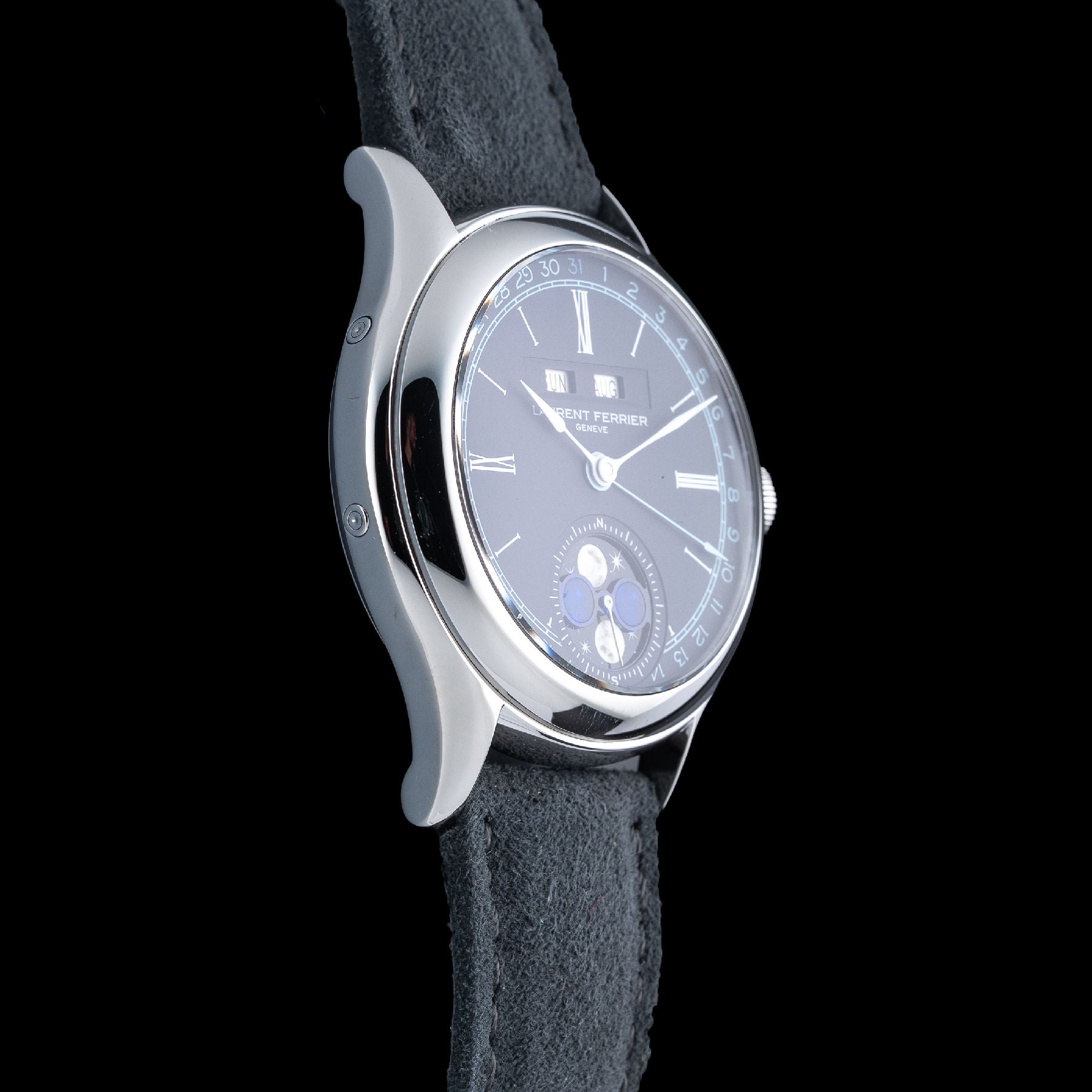 Laurent Ferrier LCF039.AC.C1WC Classic Moon SS Blue Dial