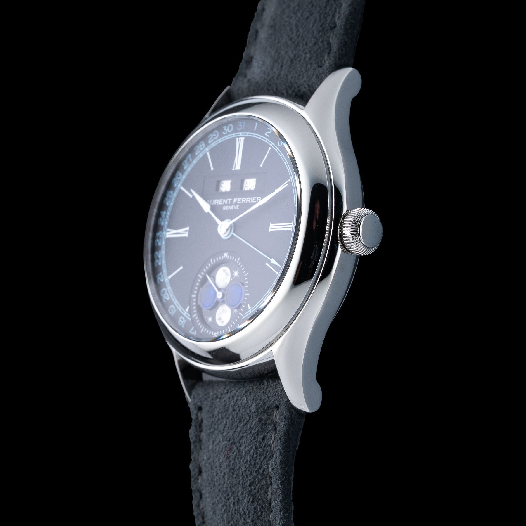 Laurent Ferrier LCF039.AC.C1WC Classic Moon SS Blue Dial