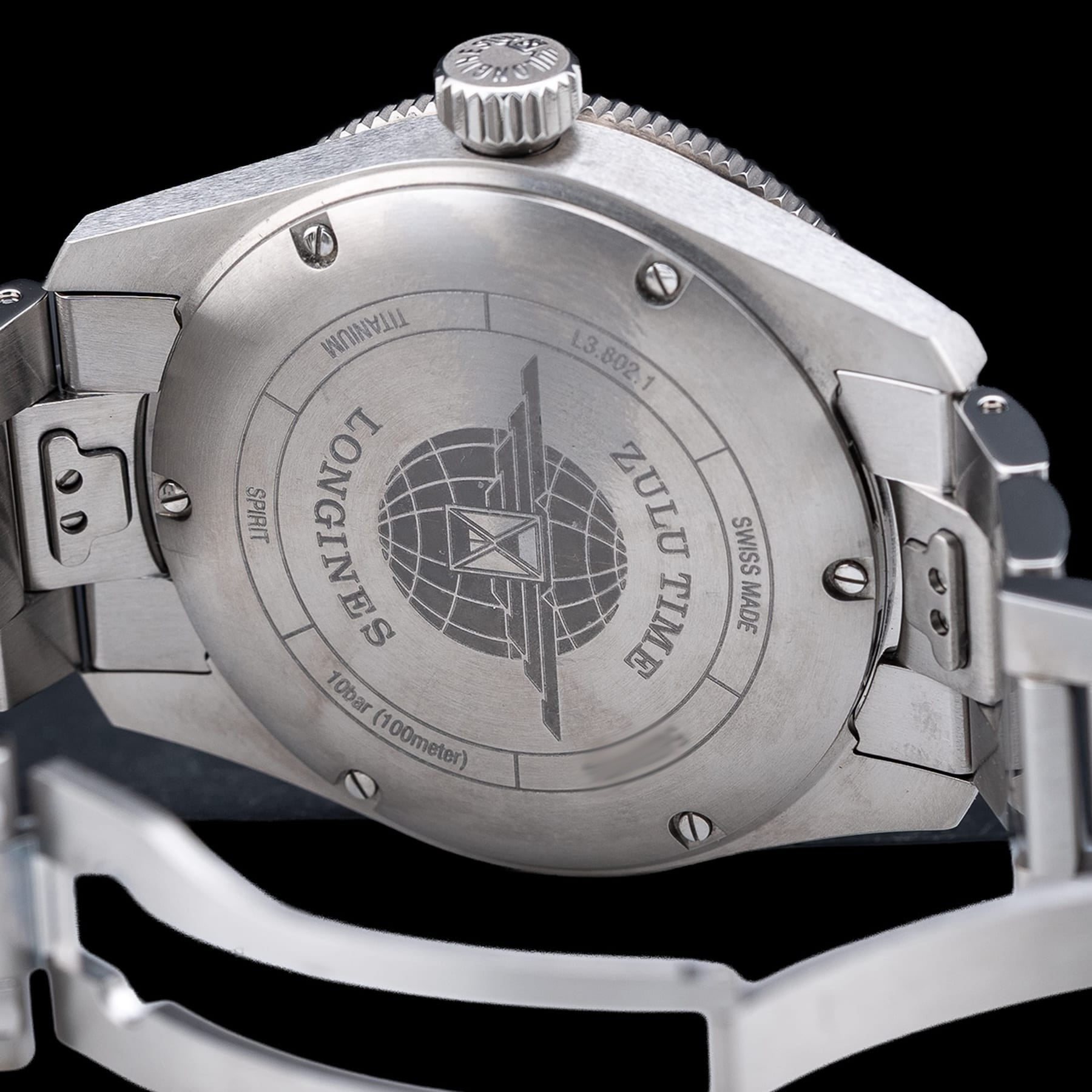 Longines L3.802.1.53.6 Spirit Anthracite Dial On Bracelet