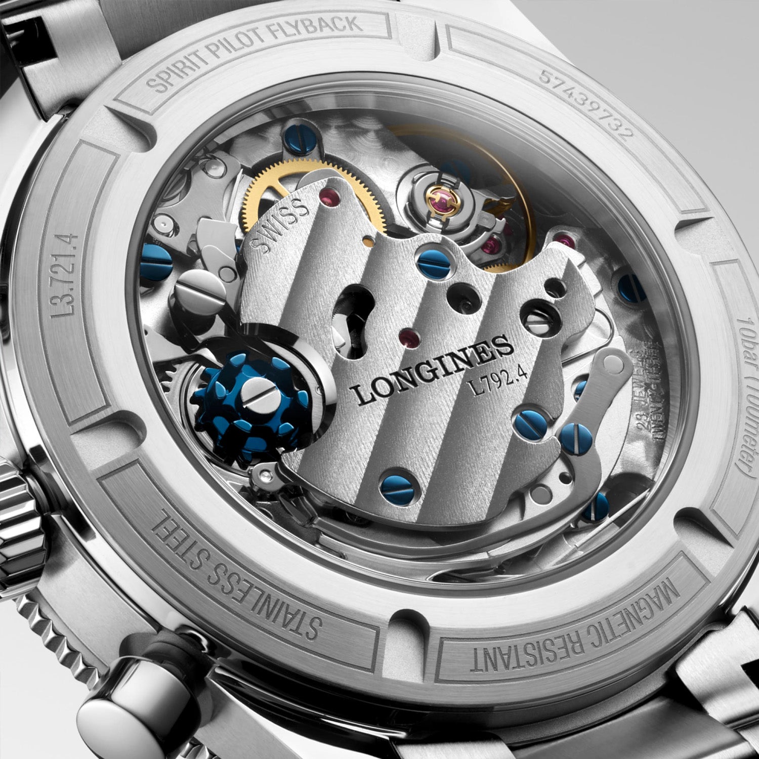 Longines Spirit Pilot Flyback L3.721.4.93.6