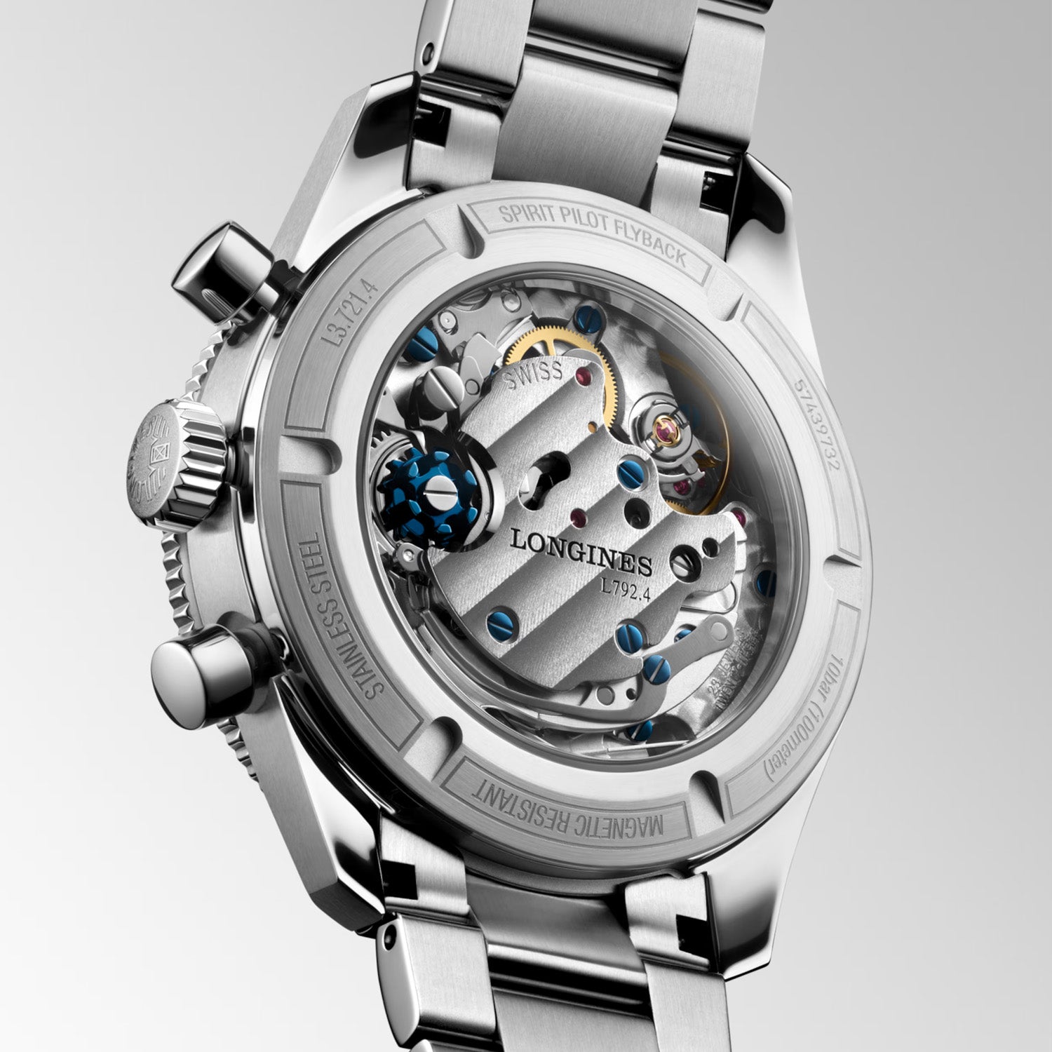 Longines Spirit Pilot Flyback L3.721.4.93.6