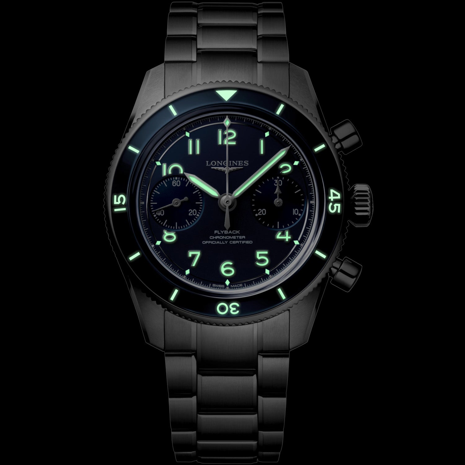 Longines Spirit Pilot Flyback L3.721.4.93.6