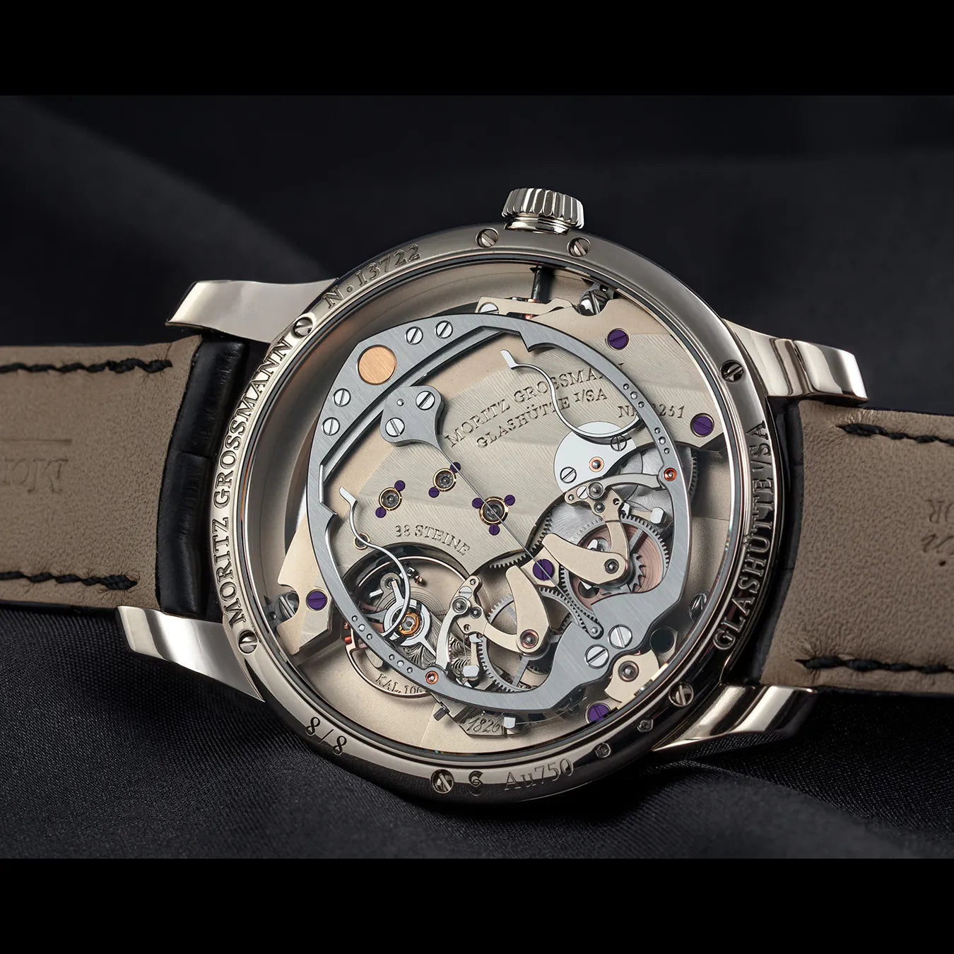 Moritz Grossmann Hamatic Enamel White Gold MG-004079