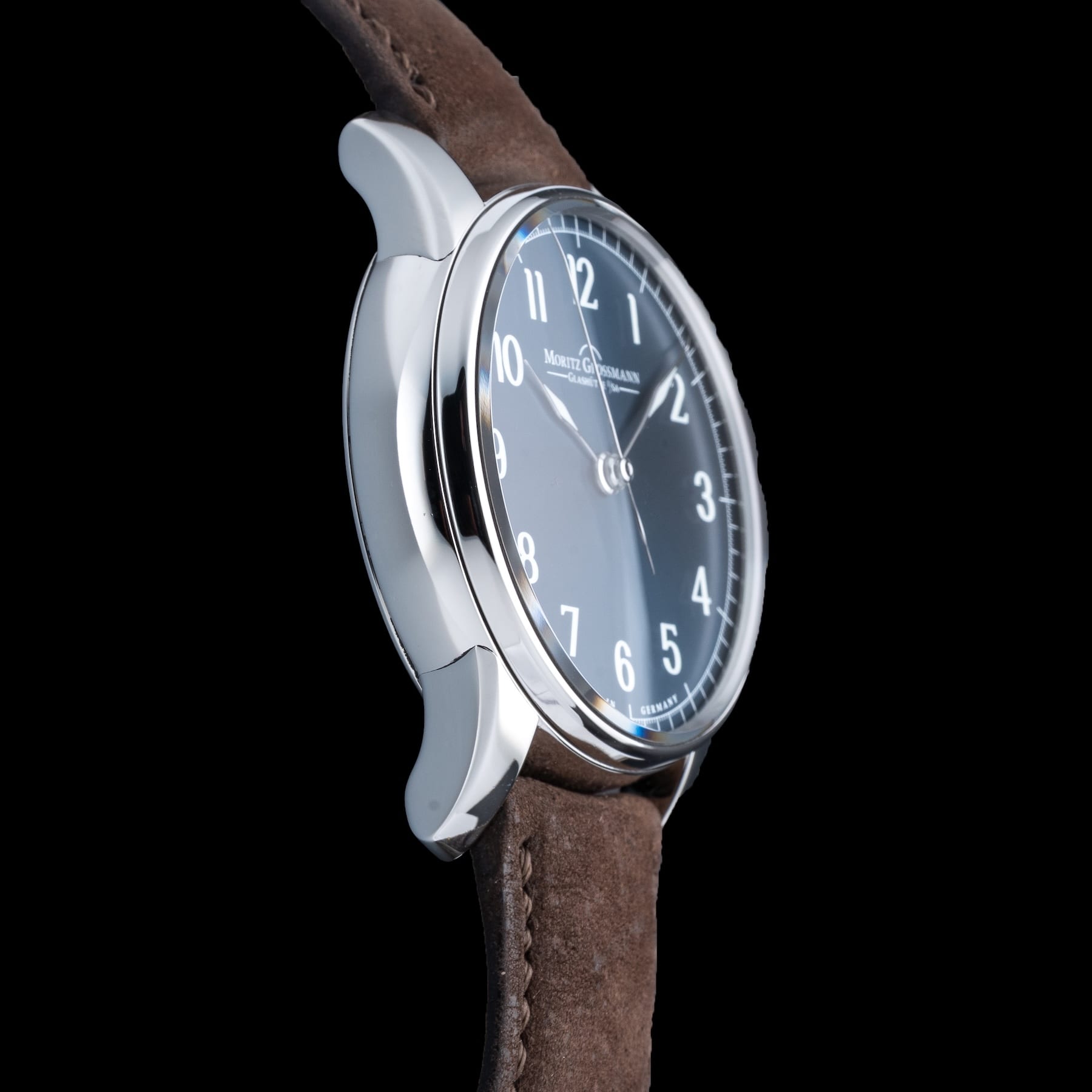 Moritz Grossmann Central Seconds Stainless Steel Blue MG-002909