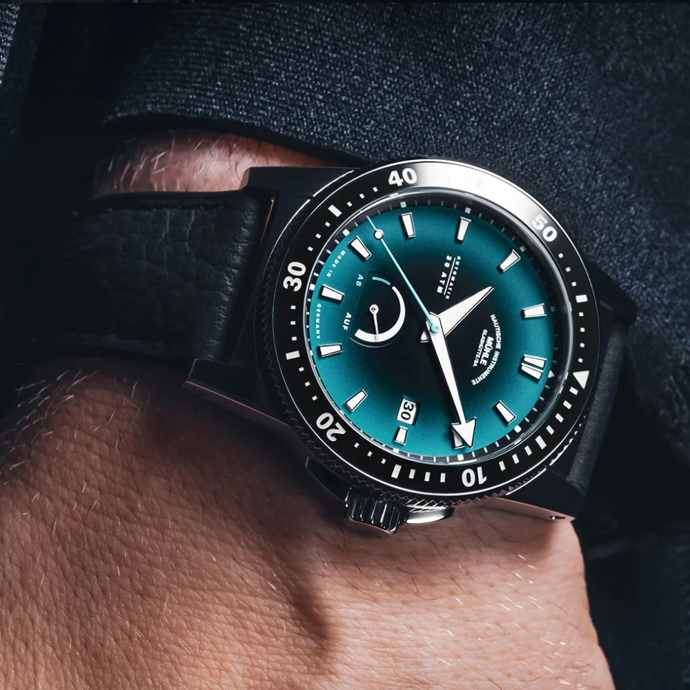Mühle Glashütte Sportivo Power Dive on Leather Strap M1-52-53-200-LK