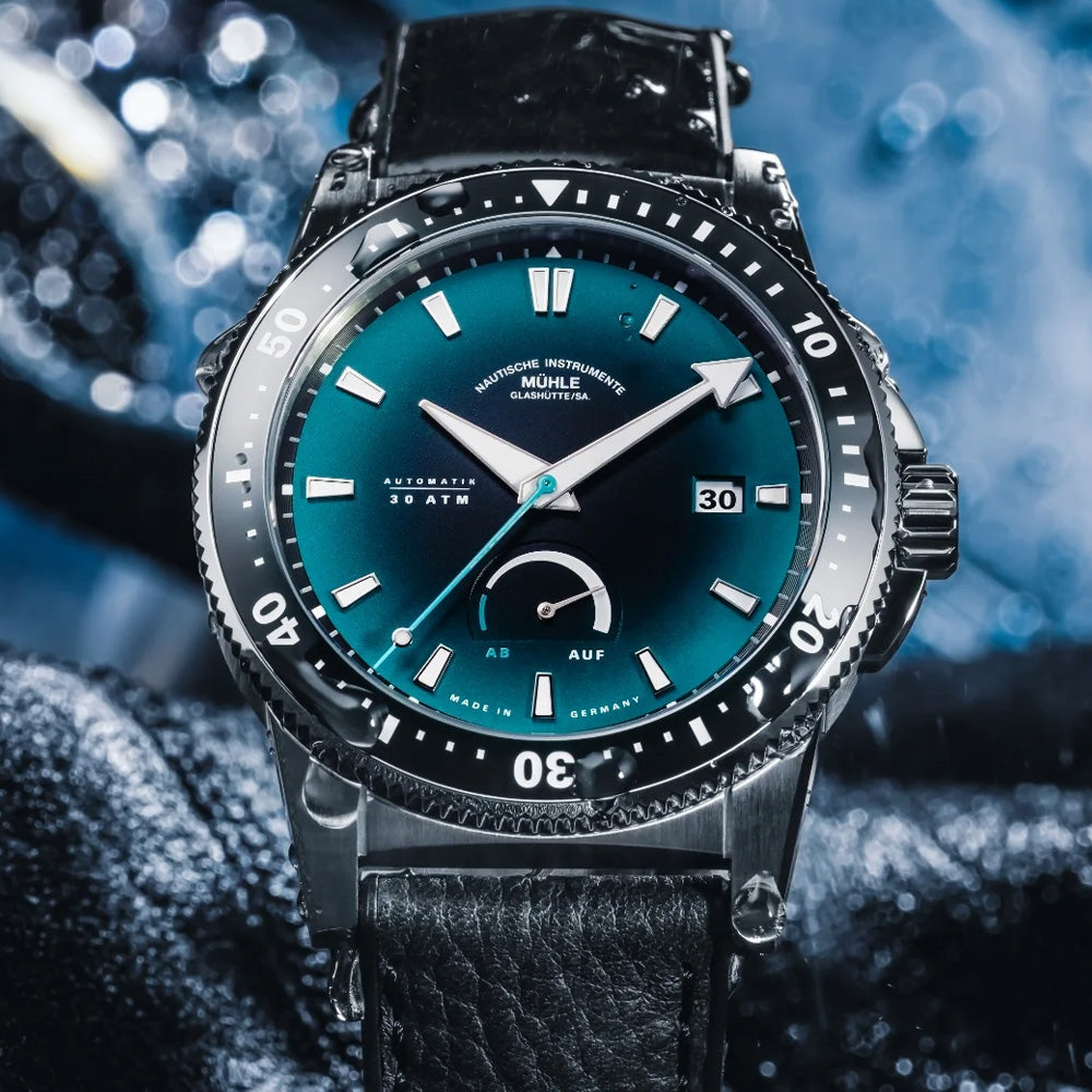 Mühle Glashütte Sportivo Power Dive on Leather Strap M1-52-53-200-LK