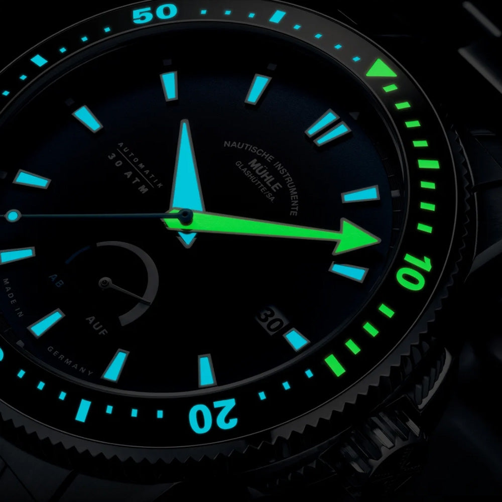 Mühle Glashütte Sportivo Power Dive on Leather Strap M1-52-53-200-LK