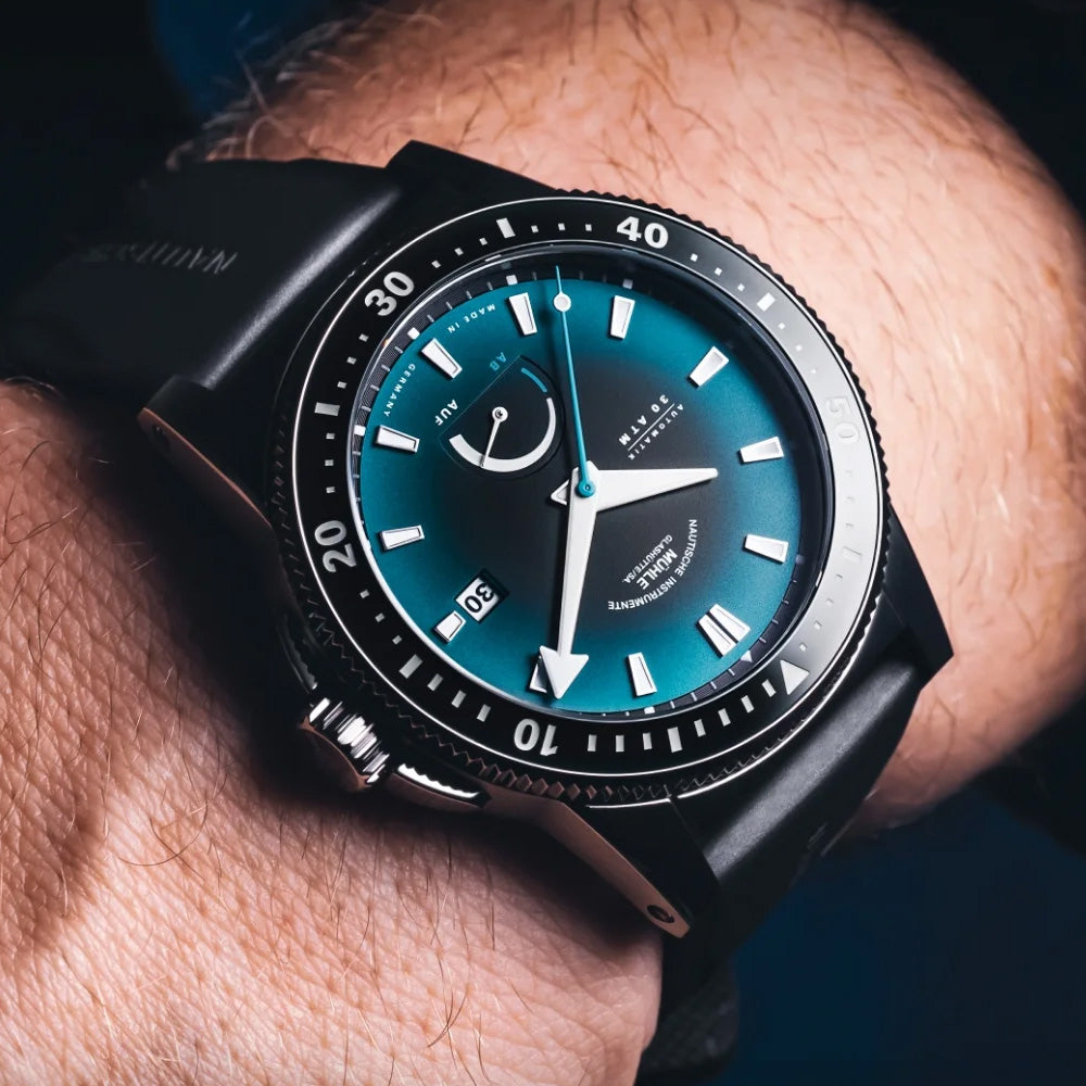 Mühle Glashütte Sportivo Power Dive on Rubber Strap M1-52-53-200-KB