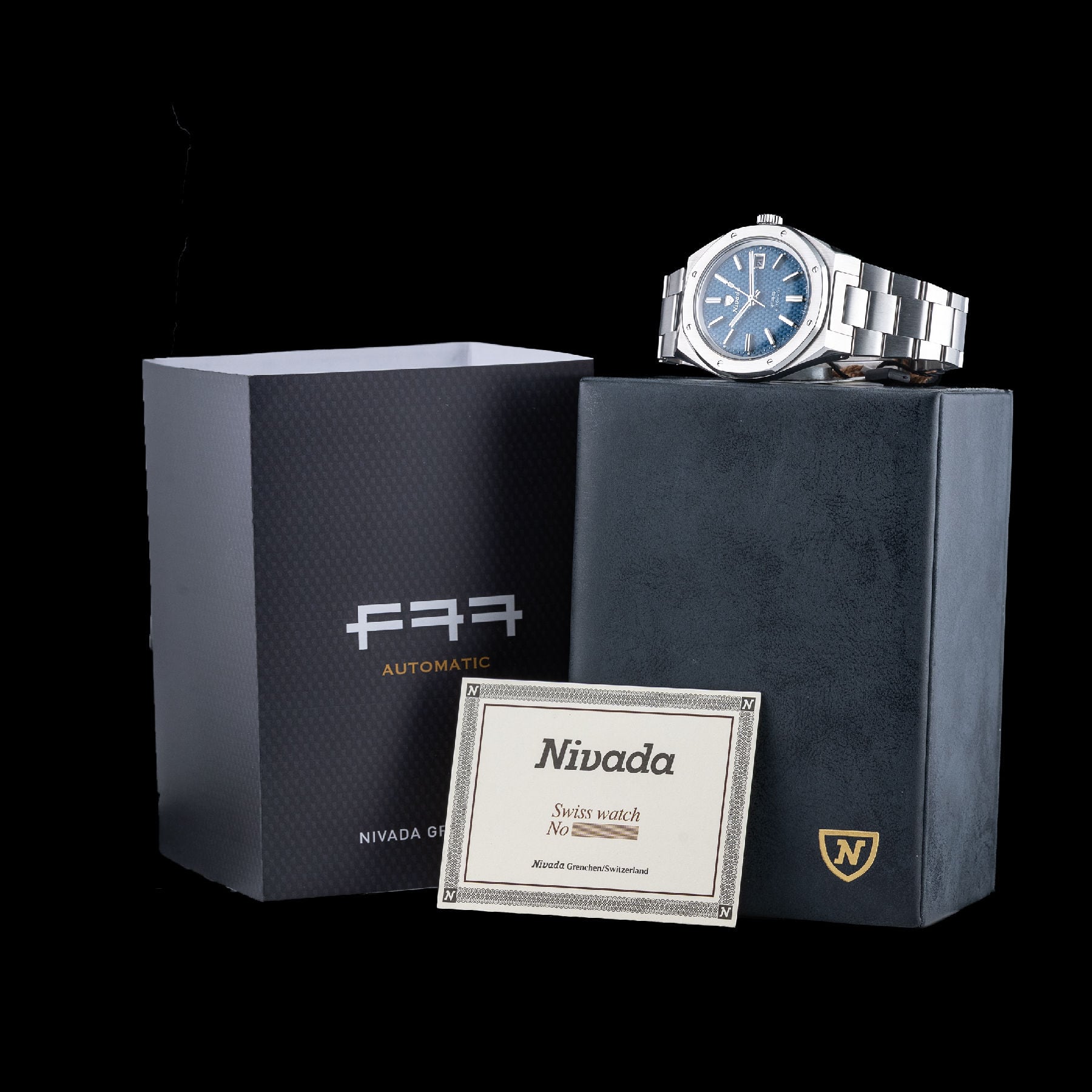 Nivada Grenchen F77 Blue 69041A77B