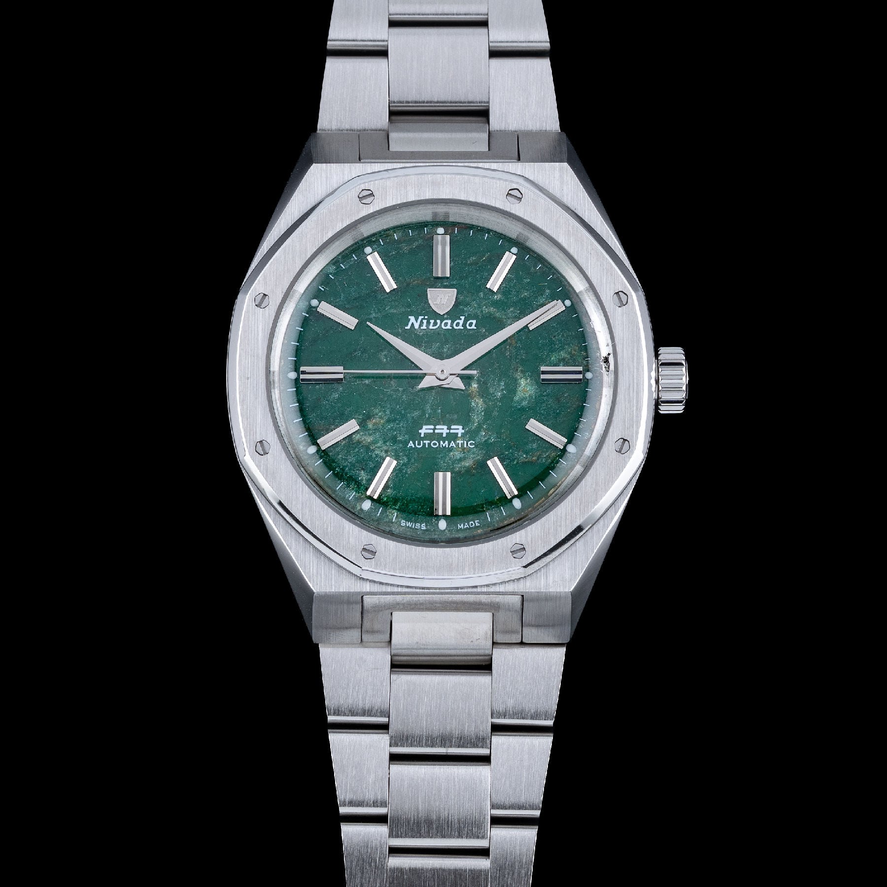 Nivada Grenchen 68053A77 F77 Aventurine MK2 38mm