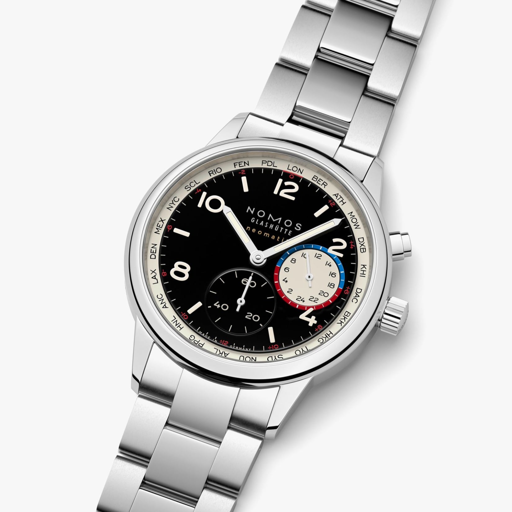 NOMOS Glashütte Club Sport Neomatik Worldtimer Dark 793.SB