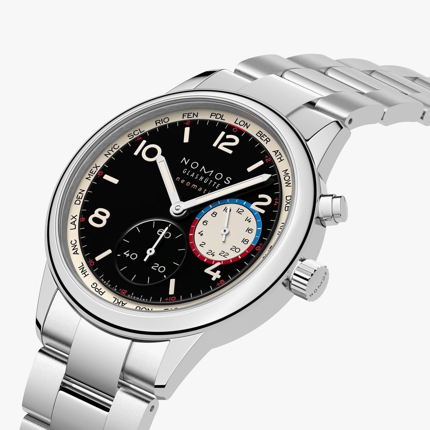 NOMOS Glashütte Club Sport Neomatik Worldtimer Dark 793.SB