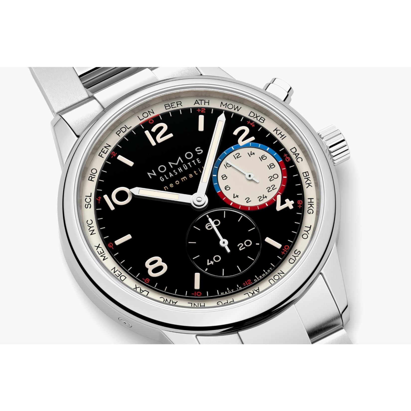NOMOS Glashütte Club Sport Neomatik Worldtimer Dark 793.SB