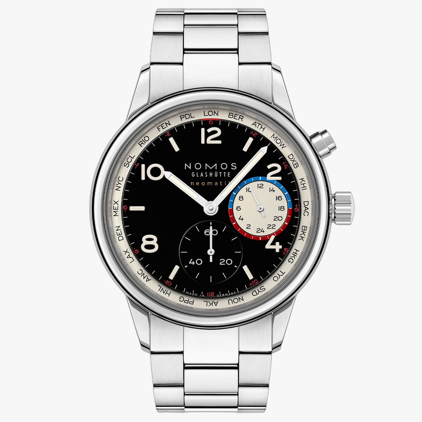 NOMOS Glashütte Club Sport Neomatik Worldtimer Dark 793