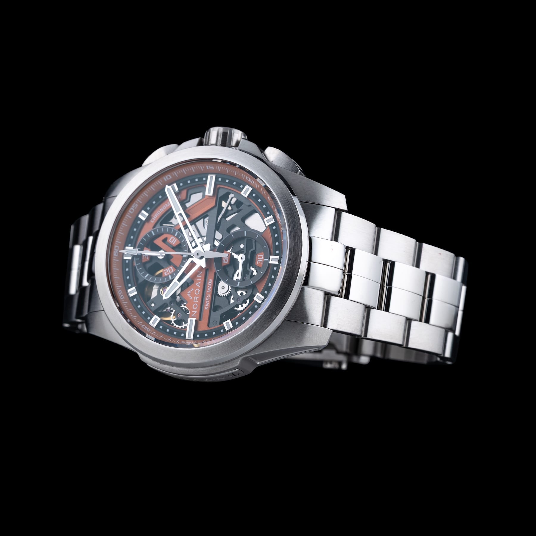 Norqain Independence Skeleton Chrono 42mm N3200.40S01.O01.S01