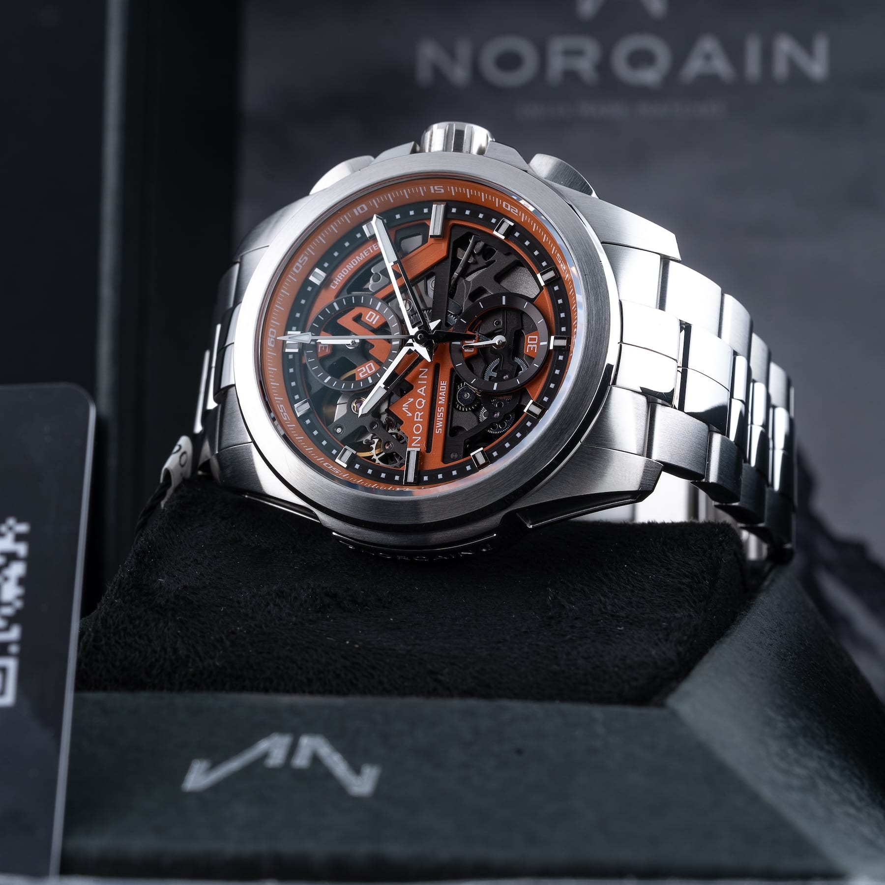 Norqain Independence Skeleton Chrono 42mm N3200.40S01.O01.S01