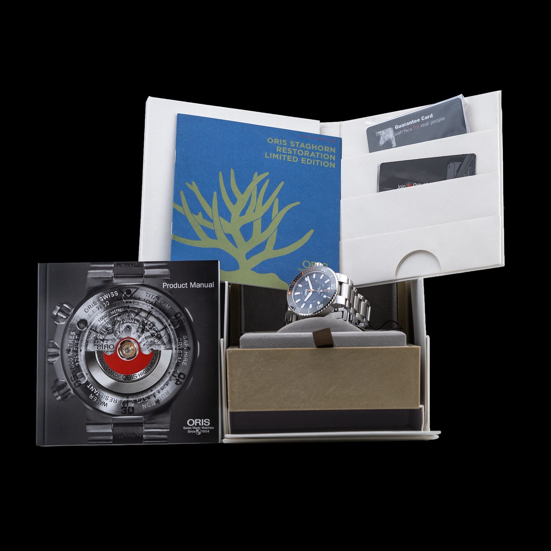 Oris Aquis Staghorn Restoration Limited Edition 01 735 7734 4185-Set MB