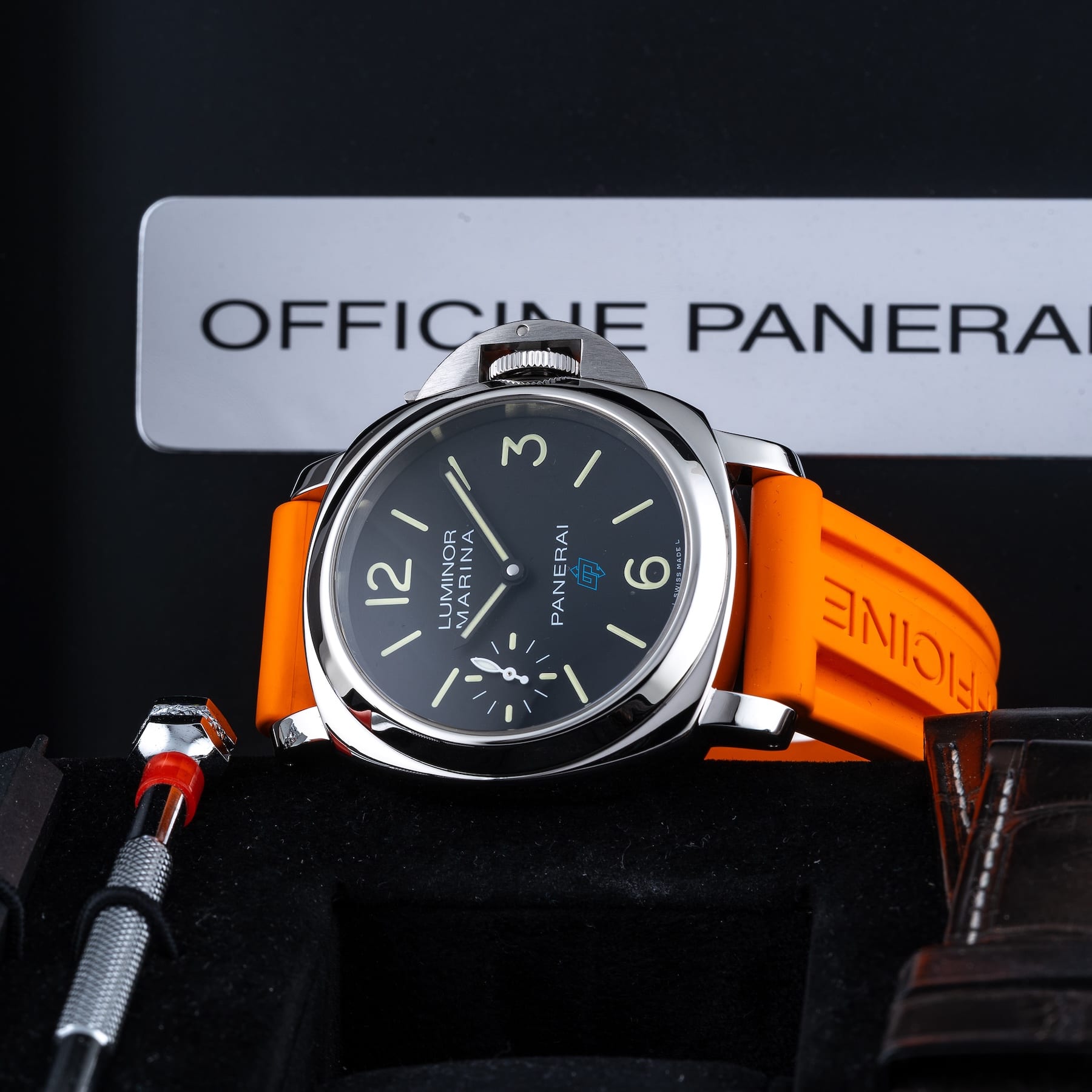 Panerai Luminor Marina Logo 3 Days Black PAM00777