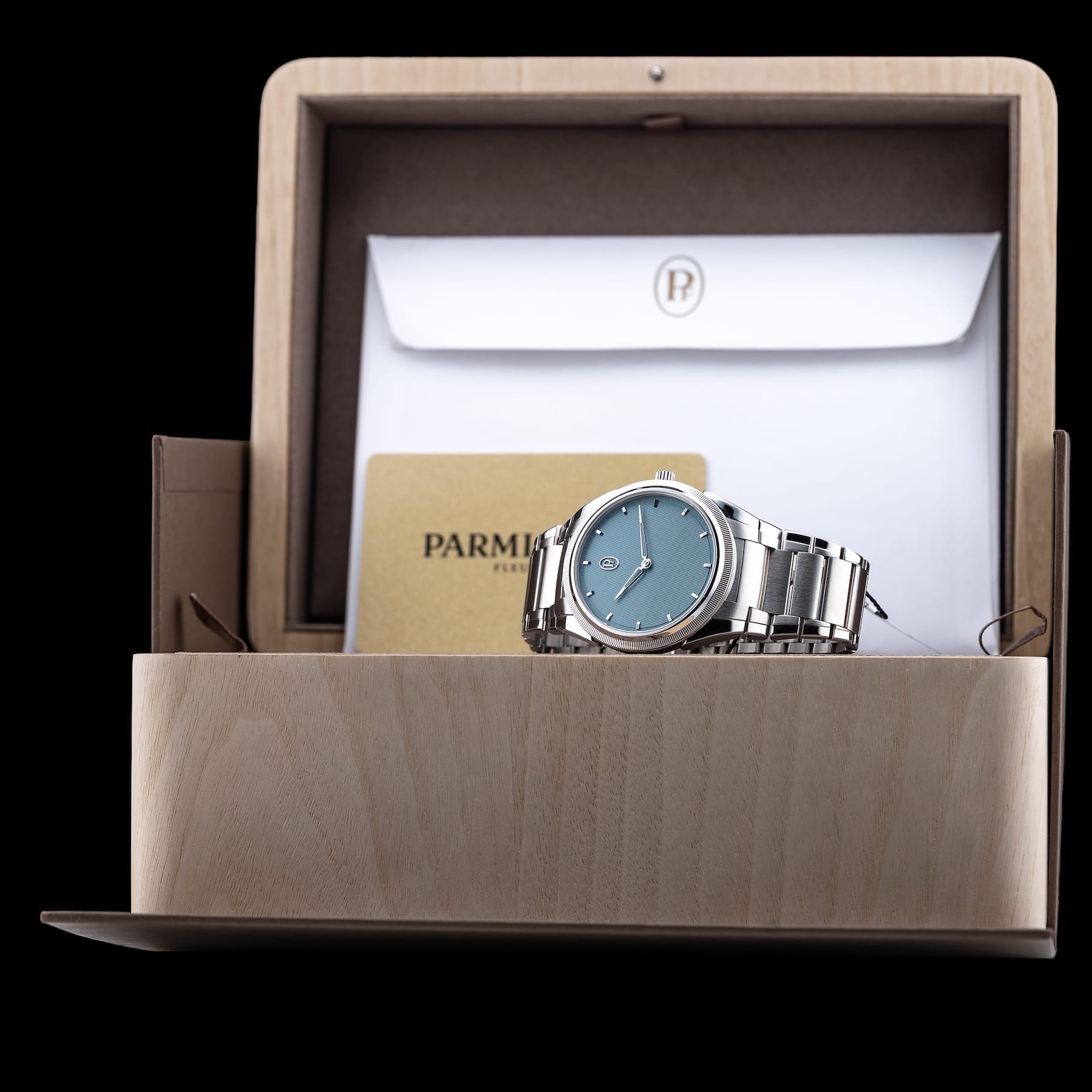 Parmigiani Fleurier Tonda PF Micro-Rotor Agave Blue Steel PFC914-1020023-100182
